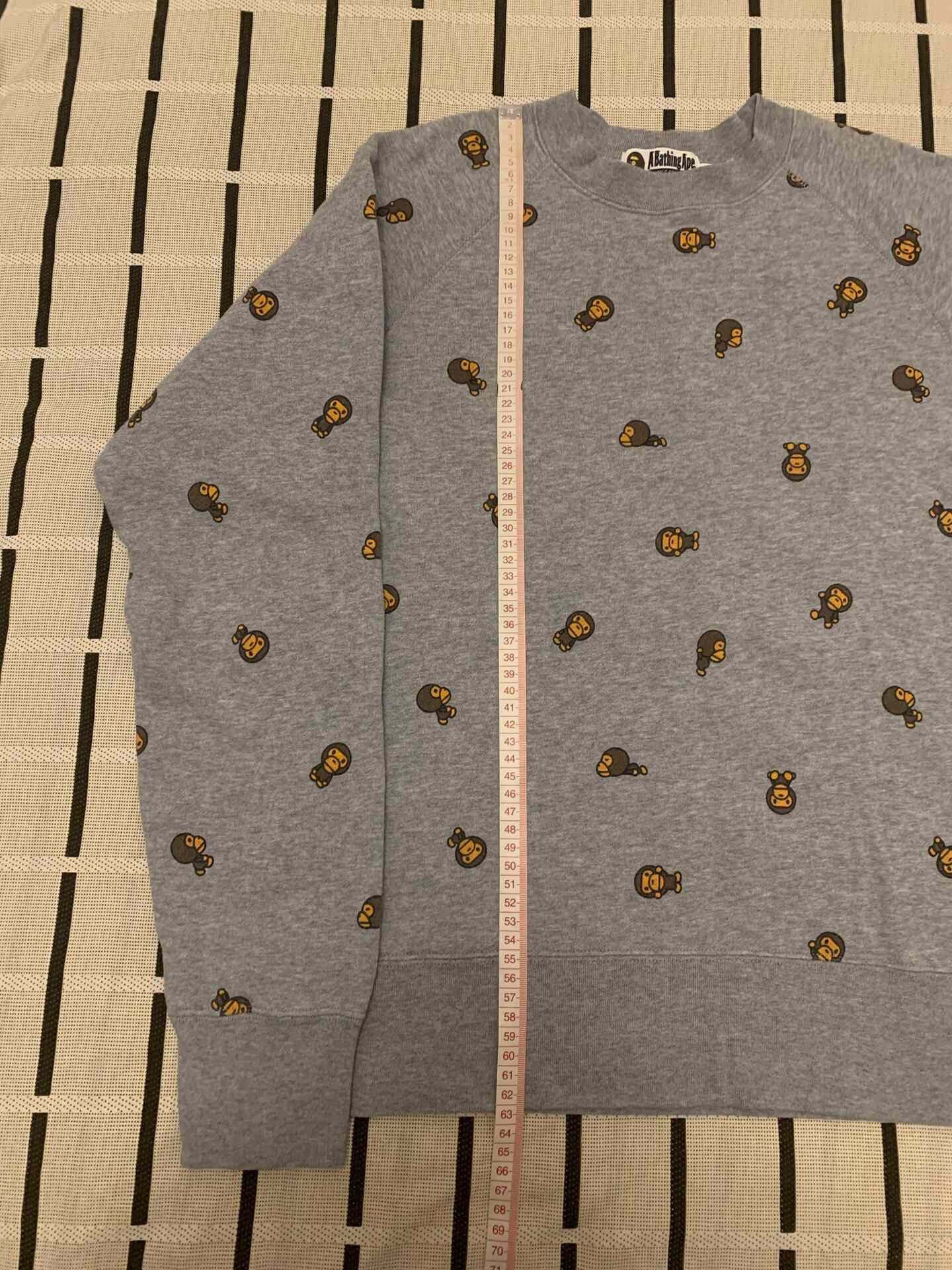 Bape Bape Gray Hoodie M Men Size US M / EU 48-50 / 2 - 8 Thumbnail
