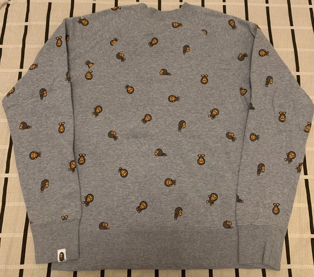 Bape Bape Gray Hoodie M Men Size US M / EU 48-50 / 2 - 2 Thumbnail