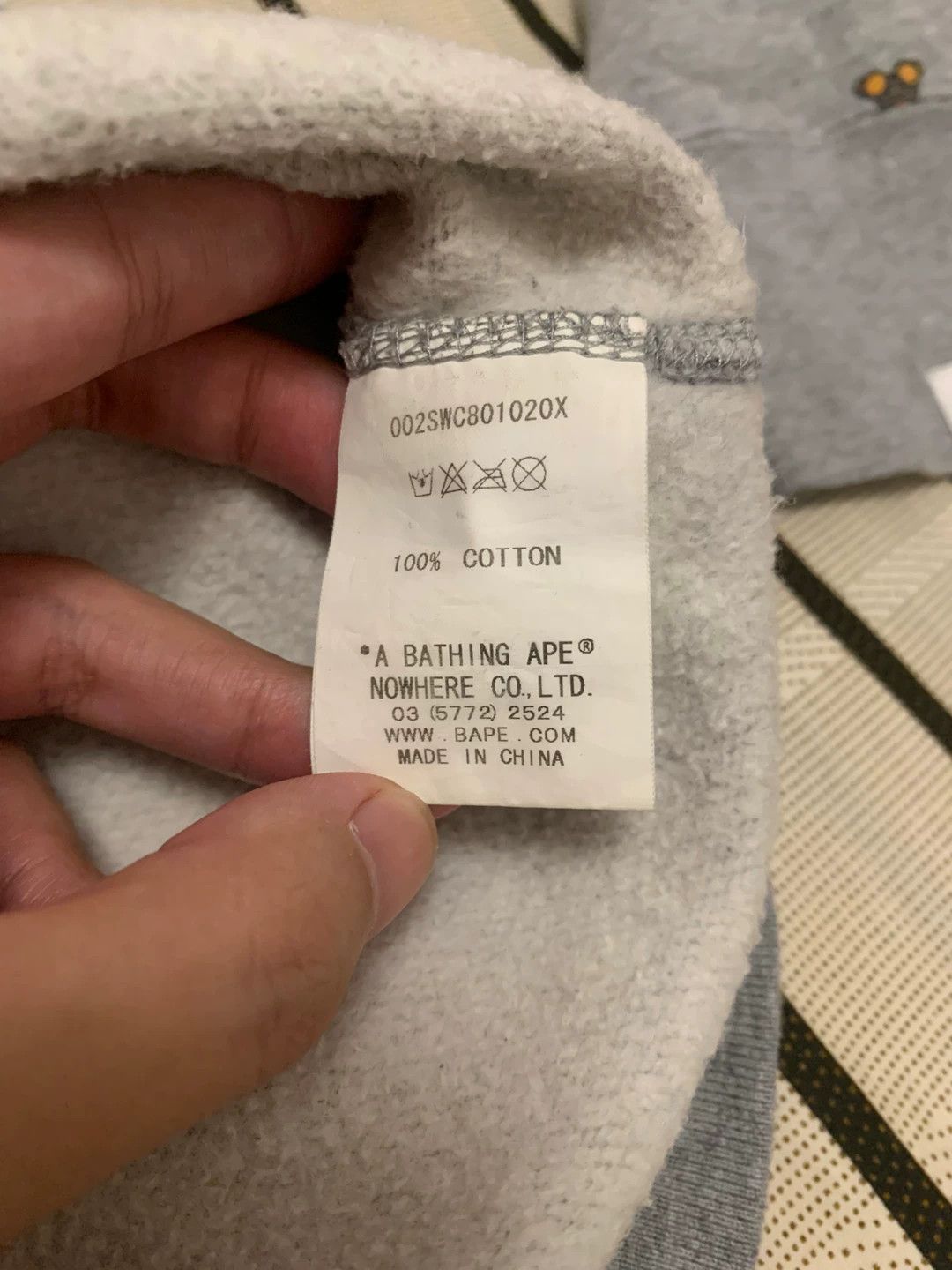 Bape Bape Gray Hoodie M Men Size US M / EU 48-50 / 2 - 4 Thumbnail