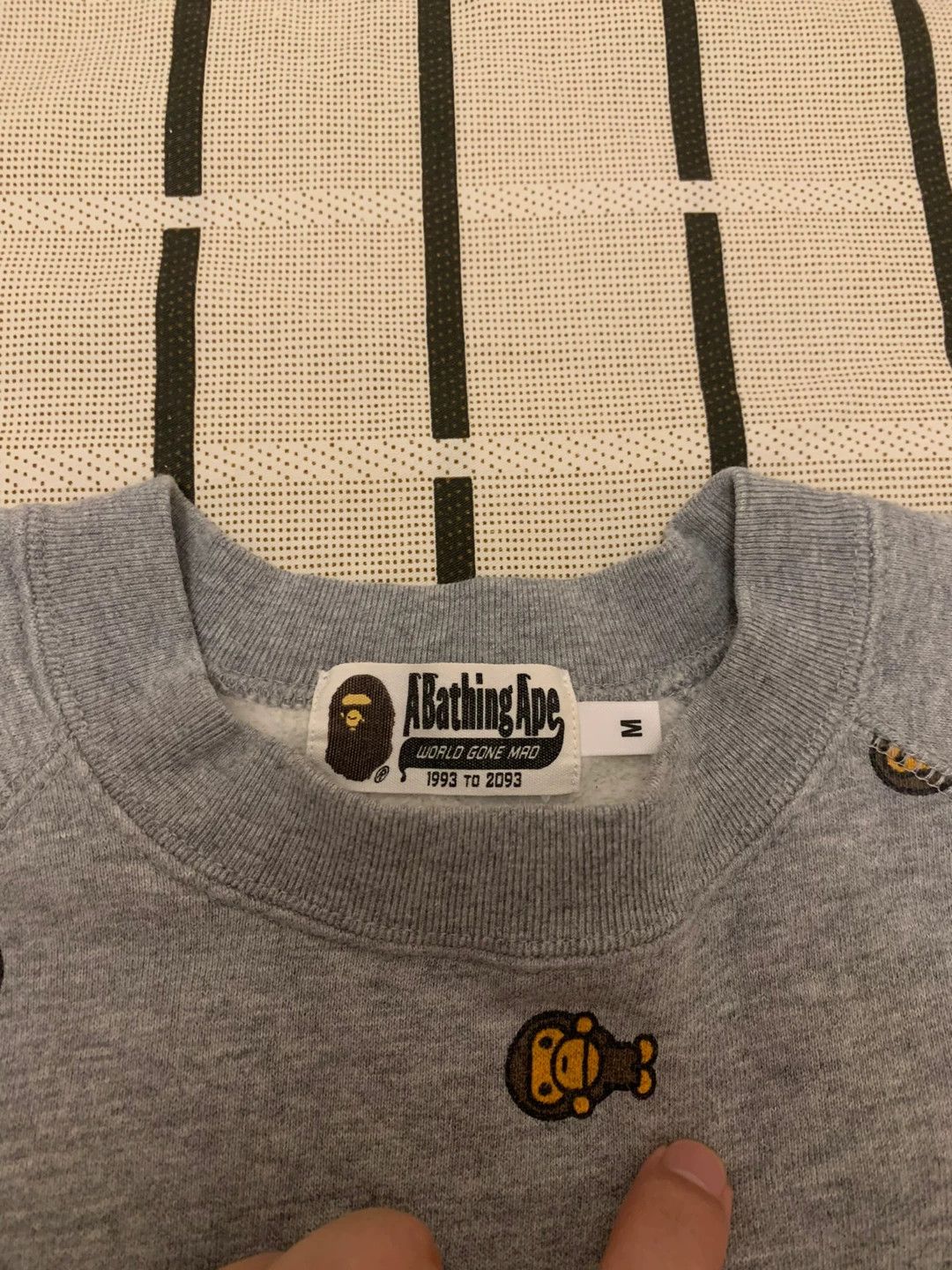 Bape Bape Gray Hoodie M Men Size US M / EU 48-50 / 2 - 3 Thumbnail