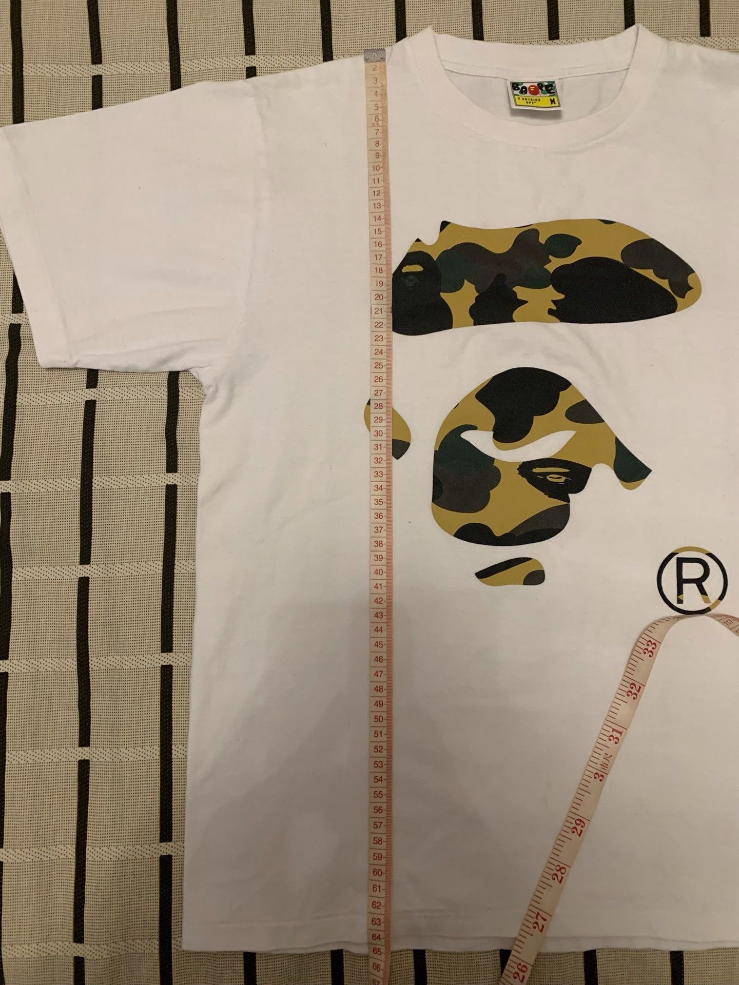 Bape Bape Camo Ape Yellow T-Shirt M Men Size US M / EU 48-50 / 2 - 7 Thumbnail