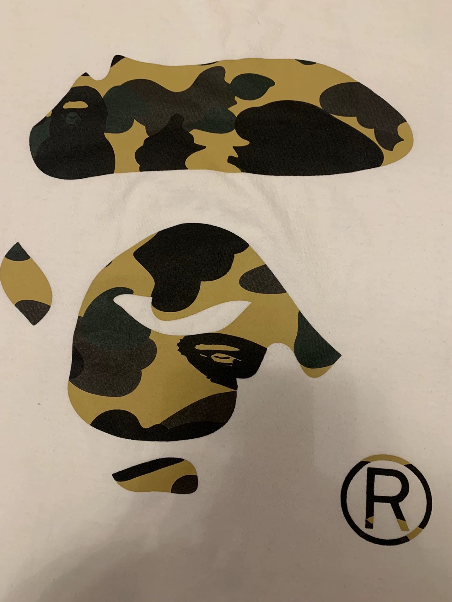 Bape Bape Camo Ape Yellow T-Shirt M Men Size US M / EU 48-50 / 2 - 2 Thumbnail