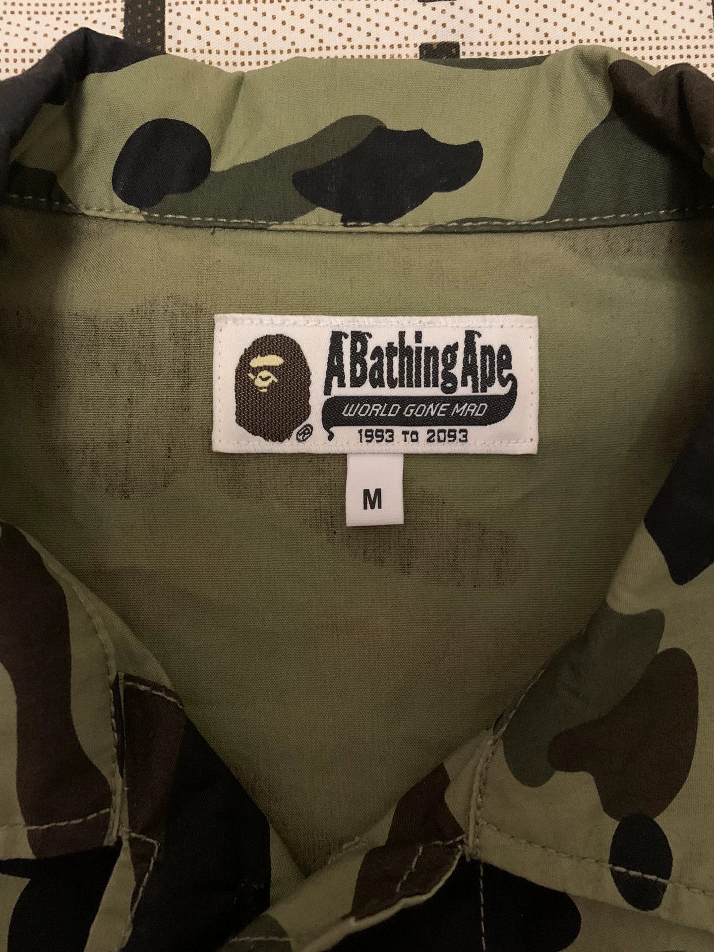 Bape Bape Camo Green Shirt M Men Size US M / EU 48-50 / 2 - 2 Thumbnail