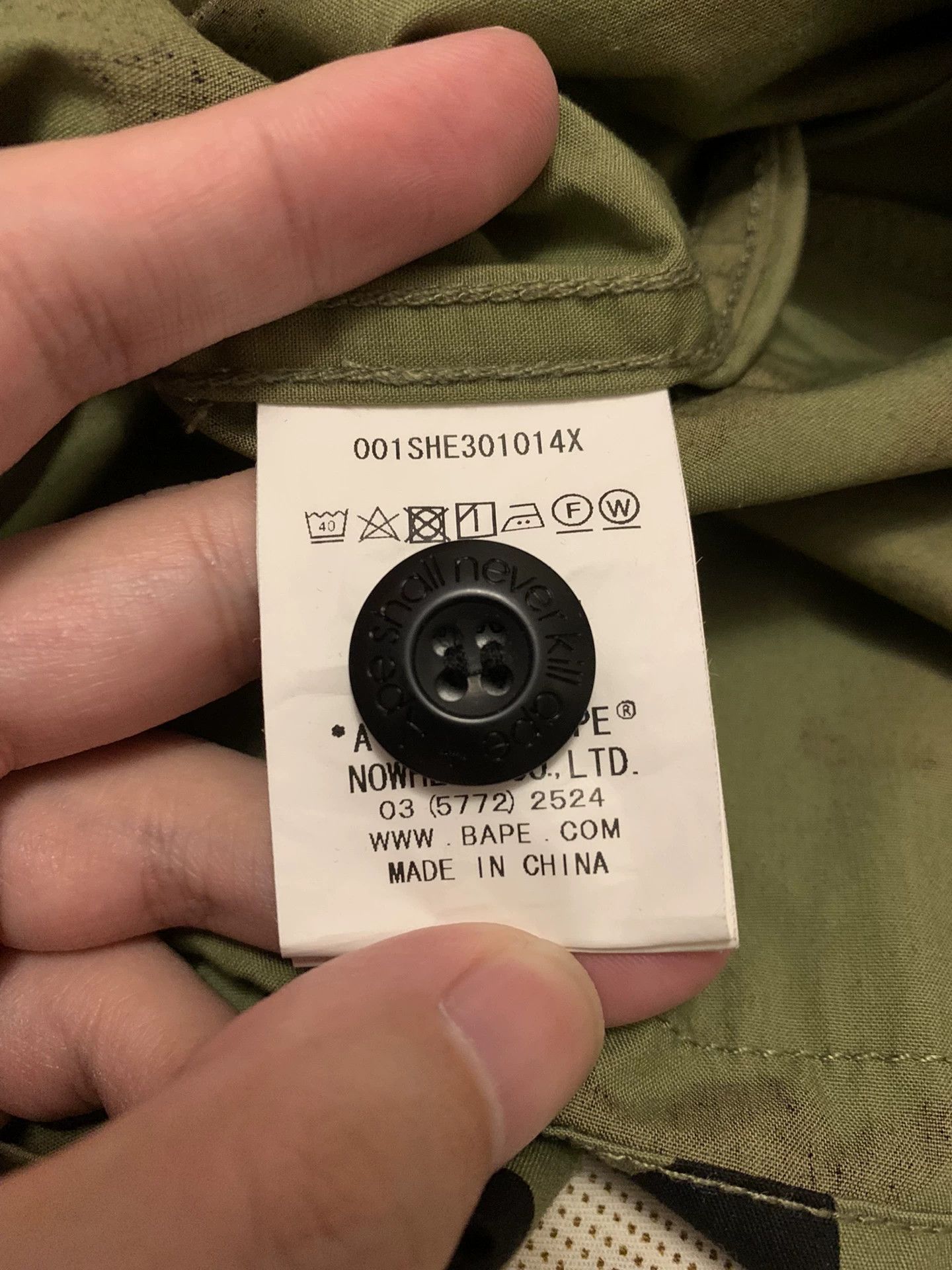 Bape Bape Camo Green Shirt M Men Size US M / EU 48-50 / 2 - 3 Thumbnail