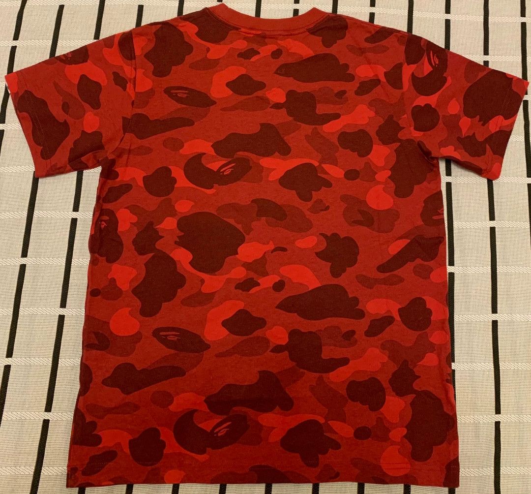 Bape Bape Red T-Shirt S Men Size US S / EU 44-46 / 1 - 6 Thumbnail