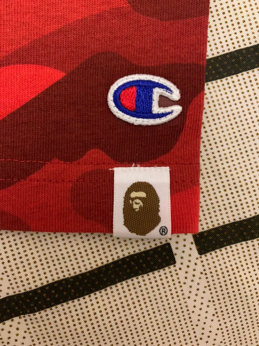 Bape Bape Red T-Shirt S Men Size US S / EU 44-46 / 1 - 3 Thumbnail