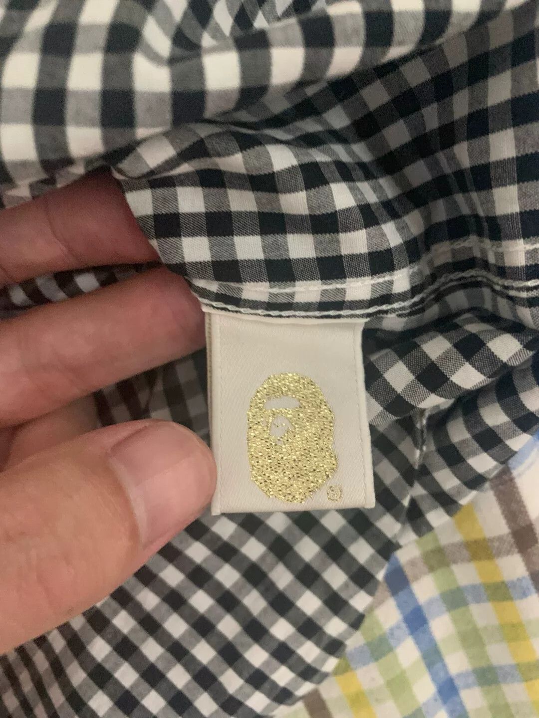Bape Bape Plaid Black Shirt S Men Size US S / EU 44-46 / 1 - 4 Thumbnail