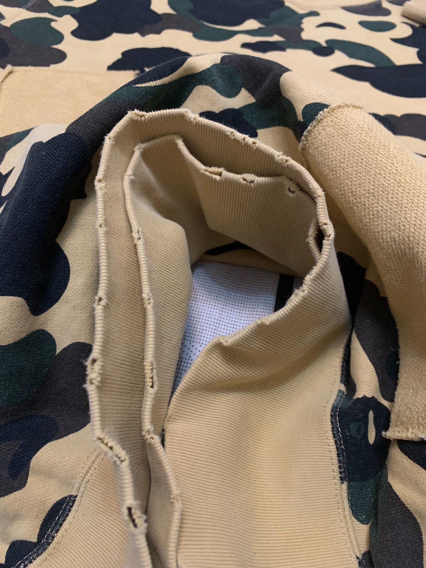 Bape Bape Camo Yellow Hoodie M Men Size US M / EU 48-50 / 2 - 2 Thumbnail