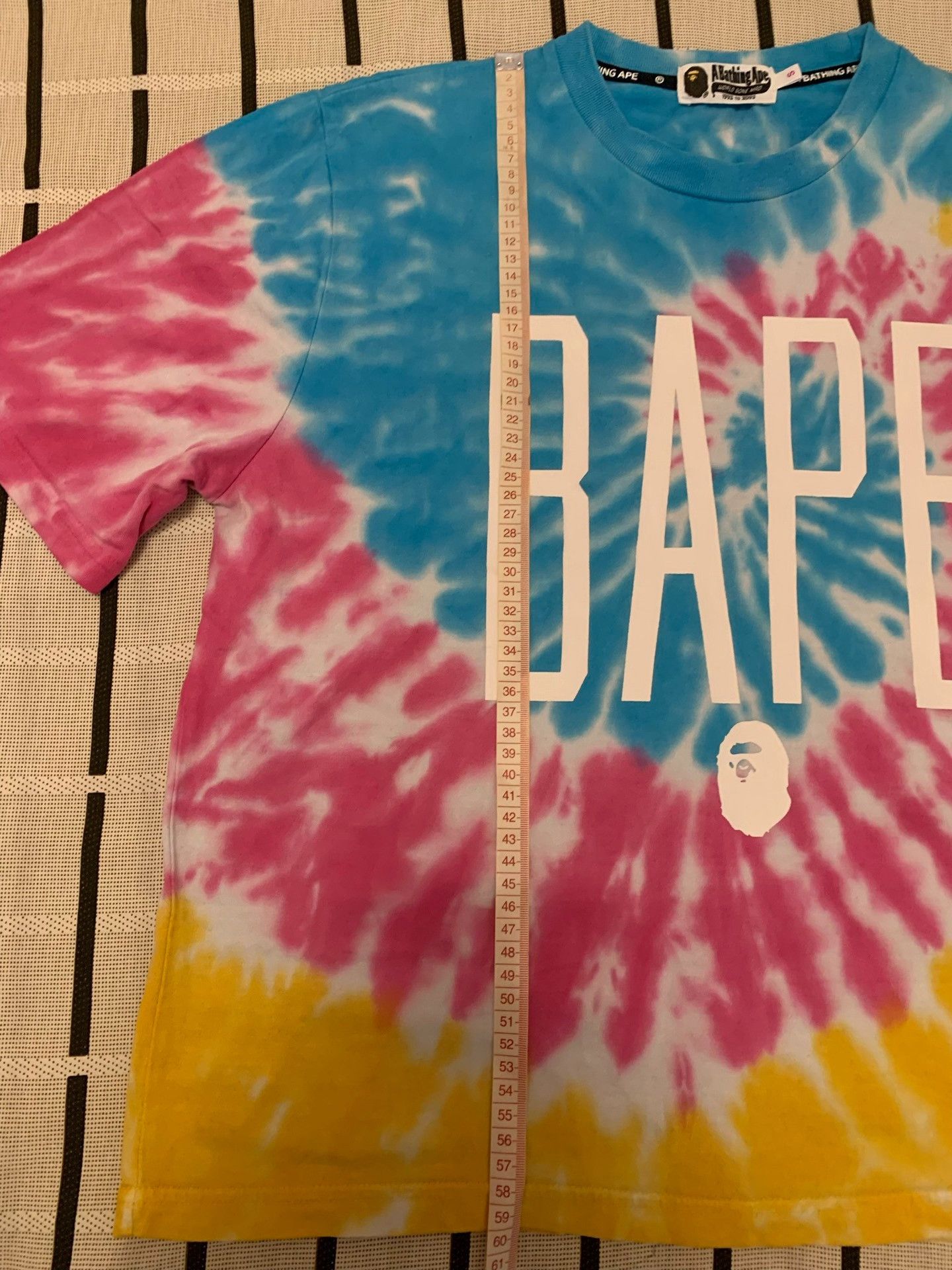 Bape Bape Tie-Dye Rainbow Multi T-Shirt S Women Size S / US 4 / IT 40 - 7 Thumbnail