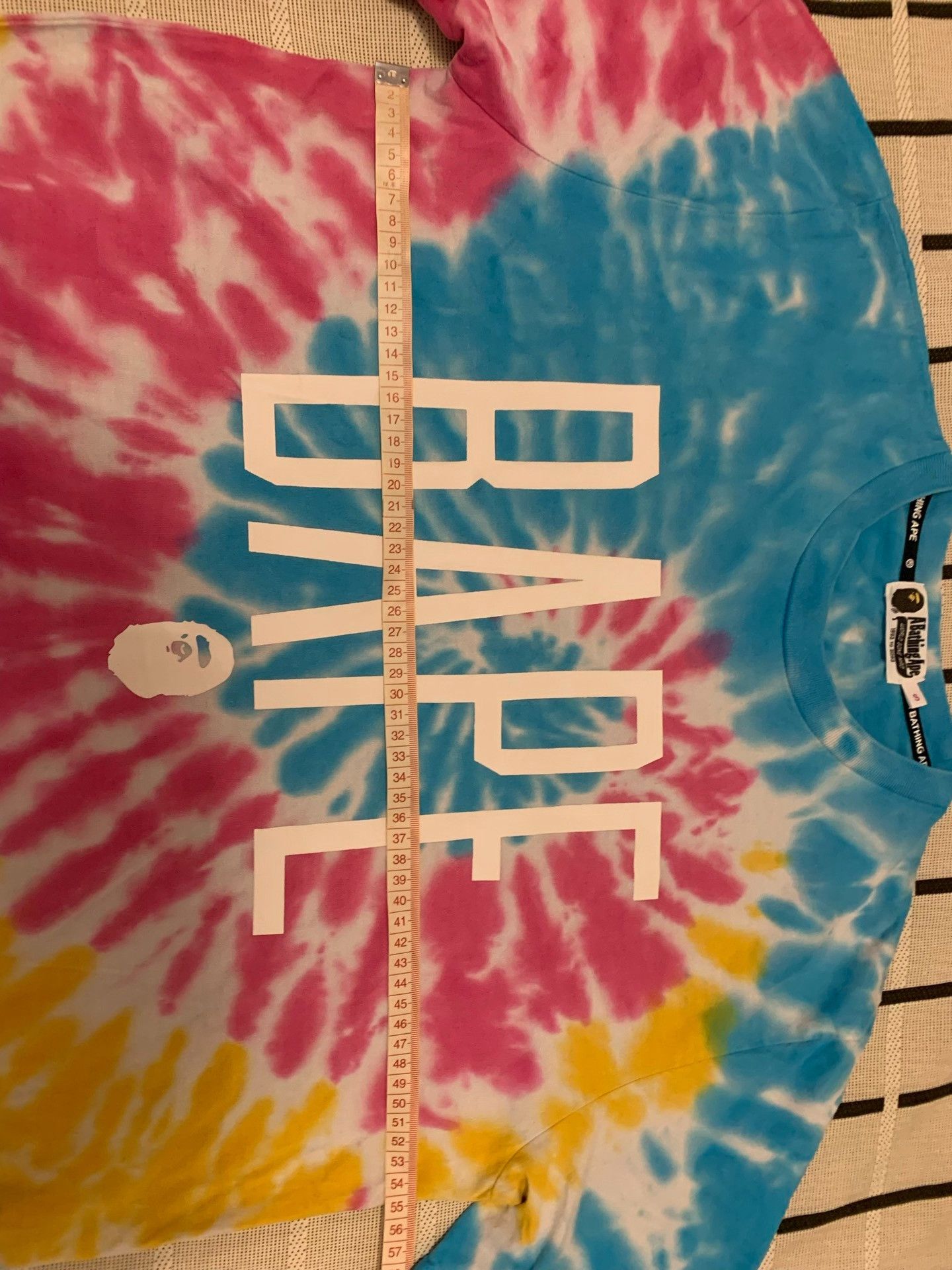 Bape Bape Tie-Dye Rainbow Multi T-Shirt S Women Size S / US 4 / IT 40 - 8 Thumbnail