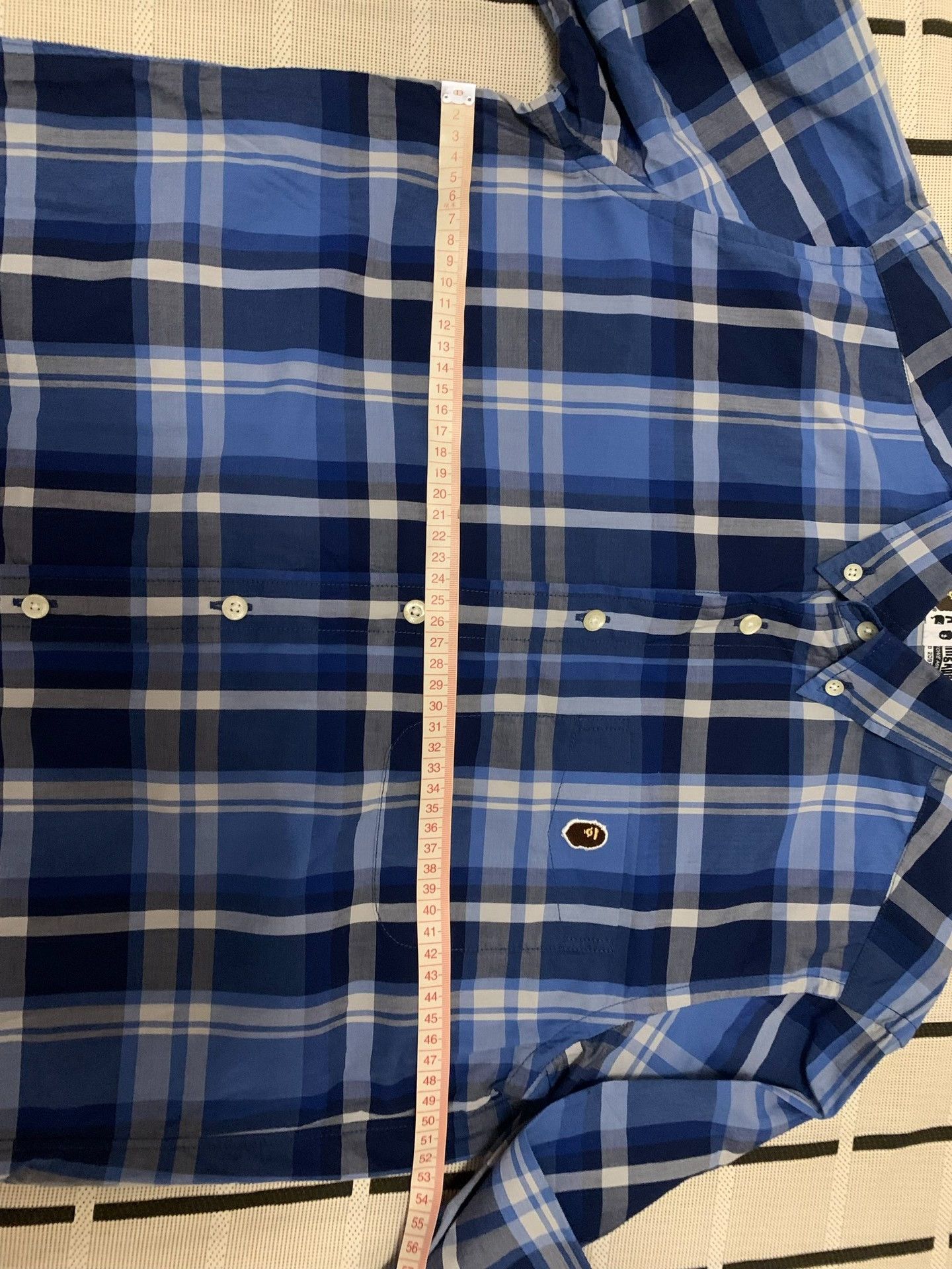 Bape Bape Plaid Blue Shirt M Men Size US M / EU 48-50 / 2 - 7 Thumbnail