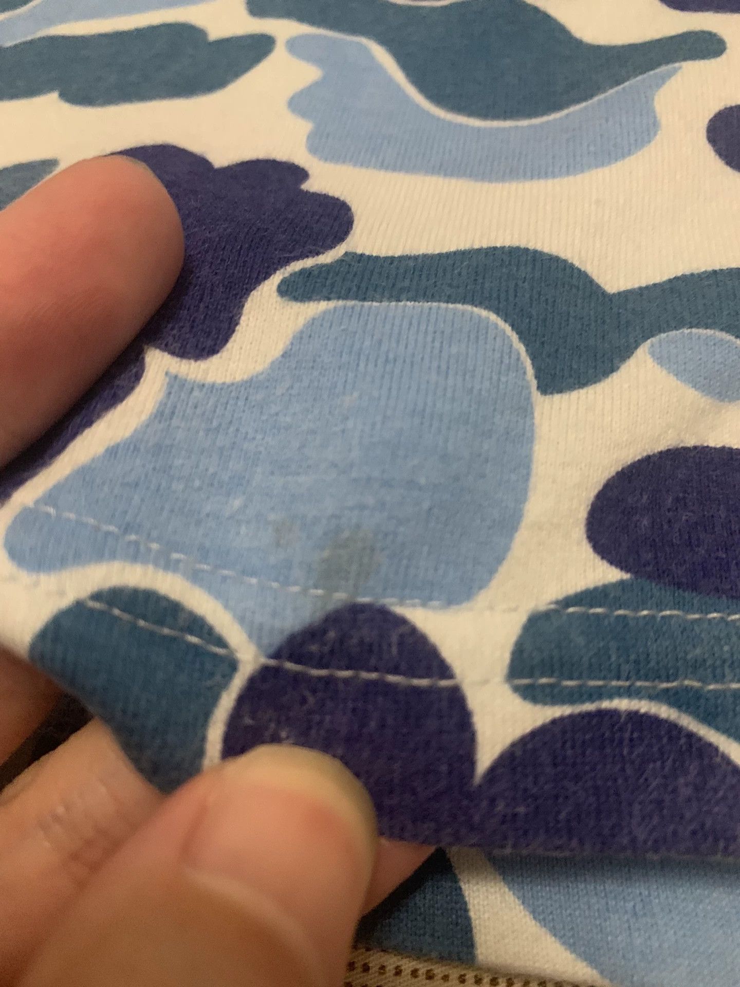 Bape Bape Camo Blue T-Shirt XXL Men Size US XXL / EU 58 / 5 - 5 Thumbnail