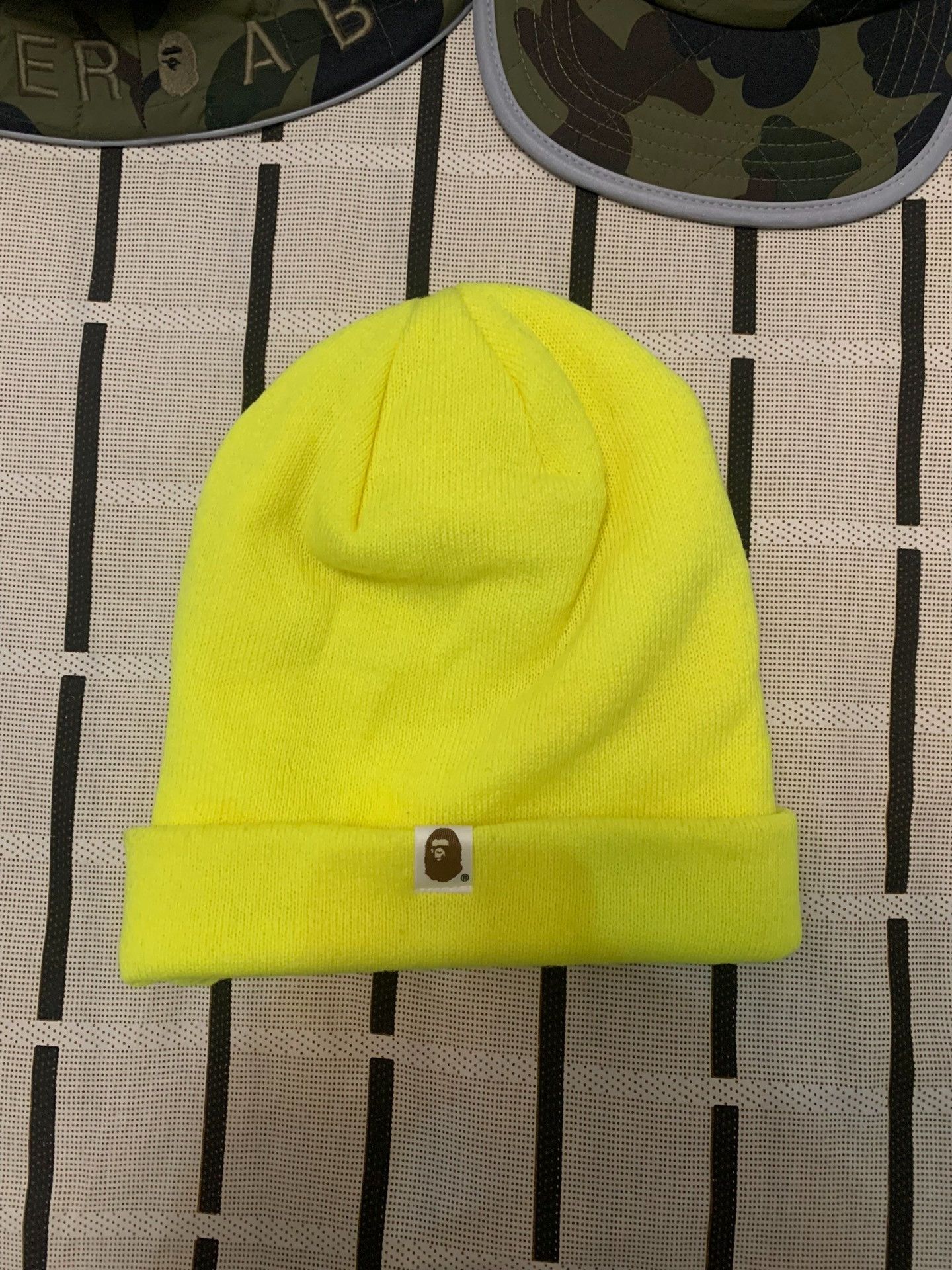Bape Bape Yellow Hat M Men Size ONE SIZE - 2 Thumbnail