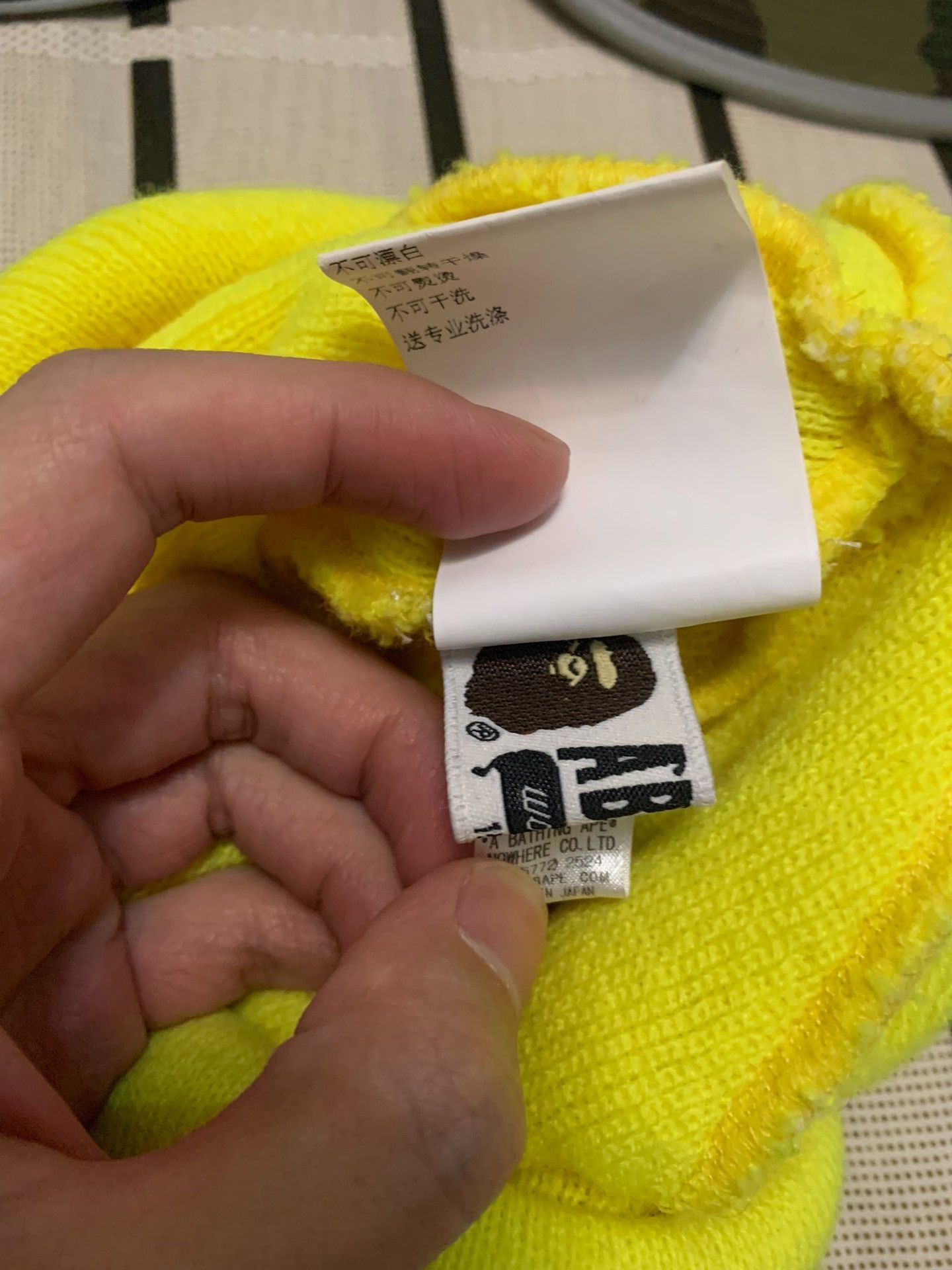 Bape Bape Yellow Hat M Men Size ONE SIZE - 4 Thumbnail