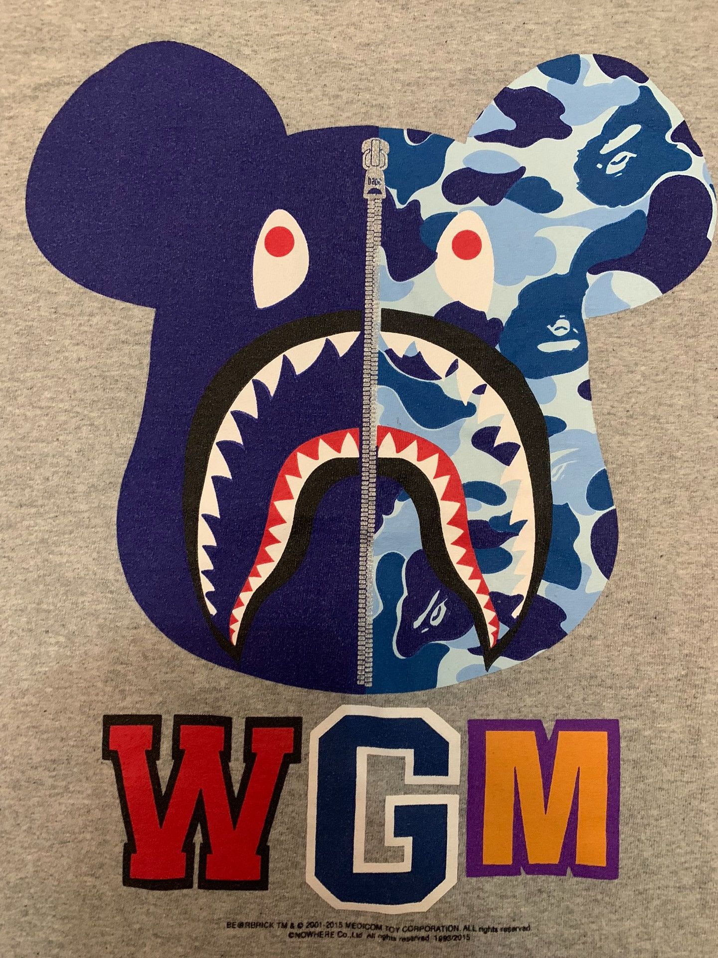 Bape Bape Camo Blue T-Shirt XS Women Size XS / US 0-2 / IT 36-38 - 2 Thumbnail