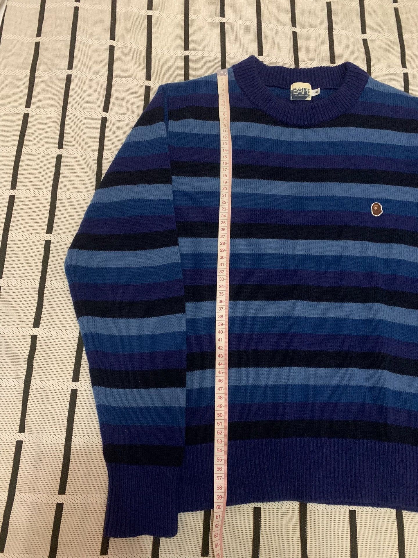 Bape Bape Retro Striped Sweater S Men Size US S / EU 44-46 / 1 - 7 Thumbnail