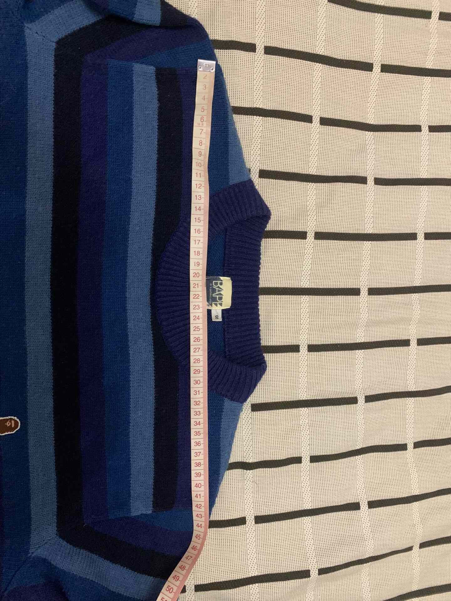 Bape Bape Retro Striped Sweater S Men Size US S / EU 44-46 / 1 - 9 Thumbnail