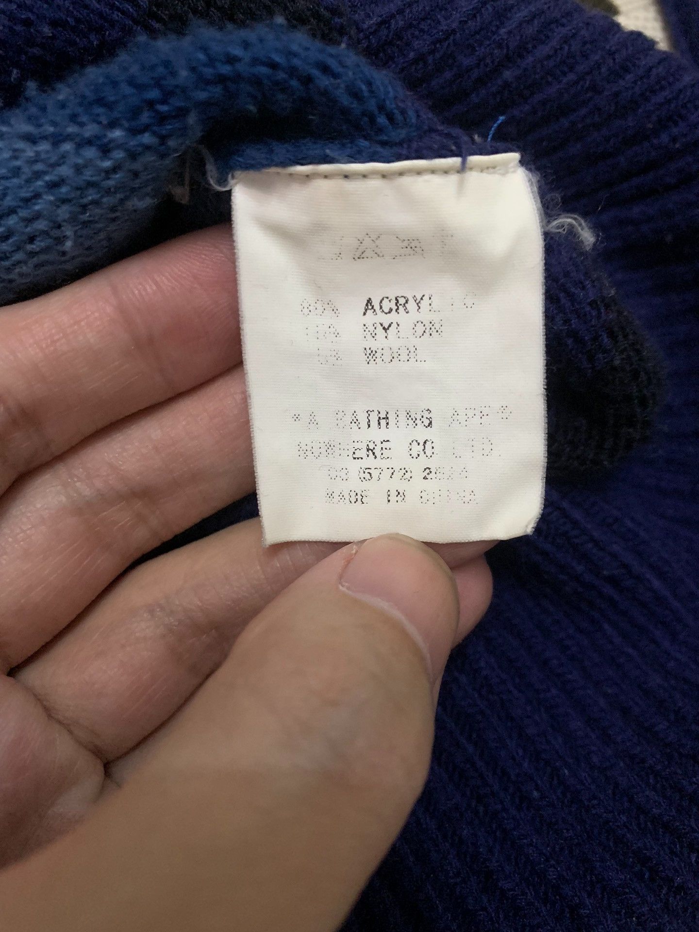 Bape Bape Retro Striped Sweater S Men Size US S / EU 44-46 / 1 - 5 Thumbnail