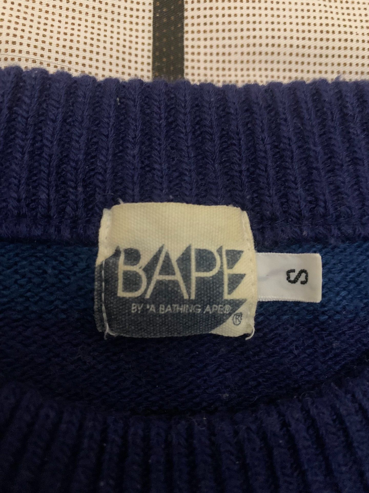Bape Bape Retro Striped Sweater S Men Size US S / EU 44-46 / 1 - 3 Thumbnail