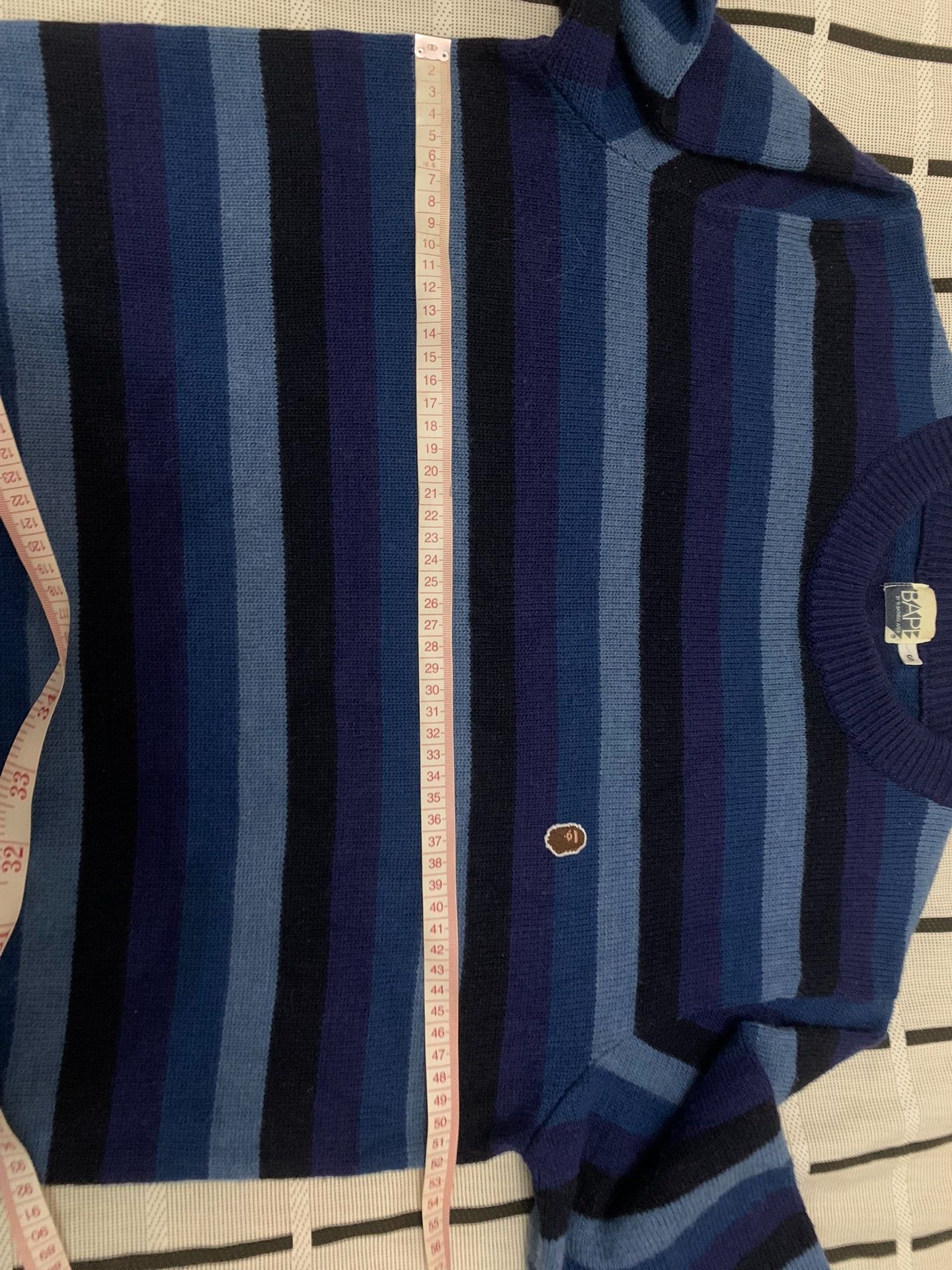 Bape Bape Retro Striped Sweater S Men Size US S / EU 44-46 / 1 - 8 Thumbnail