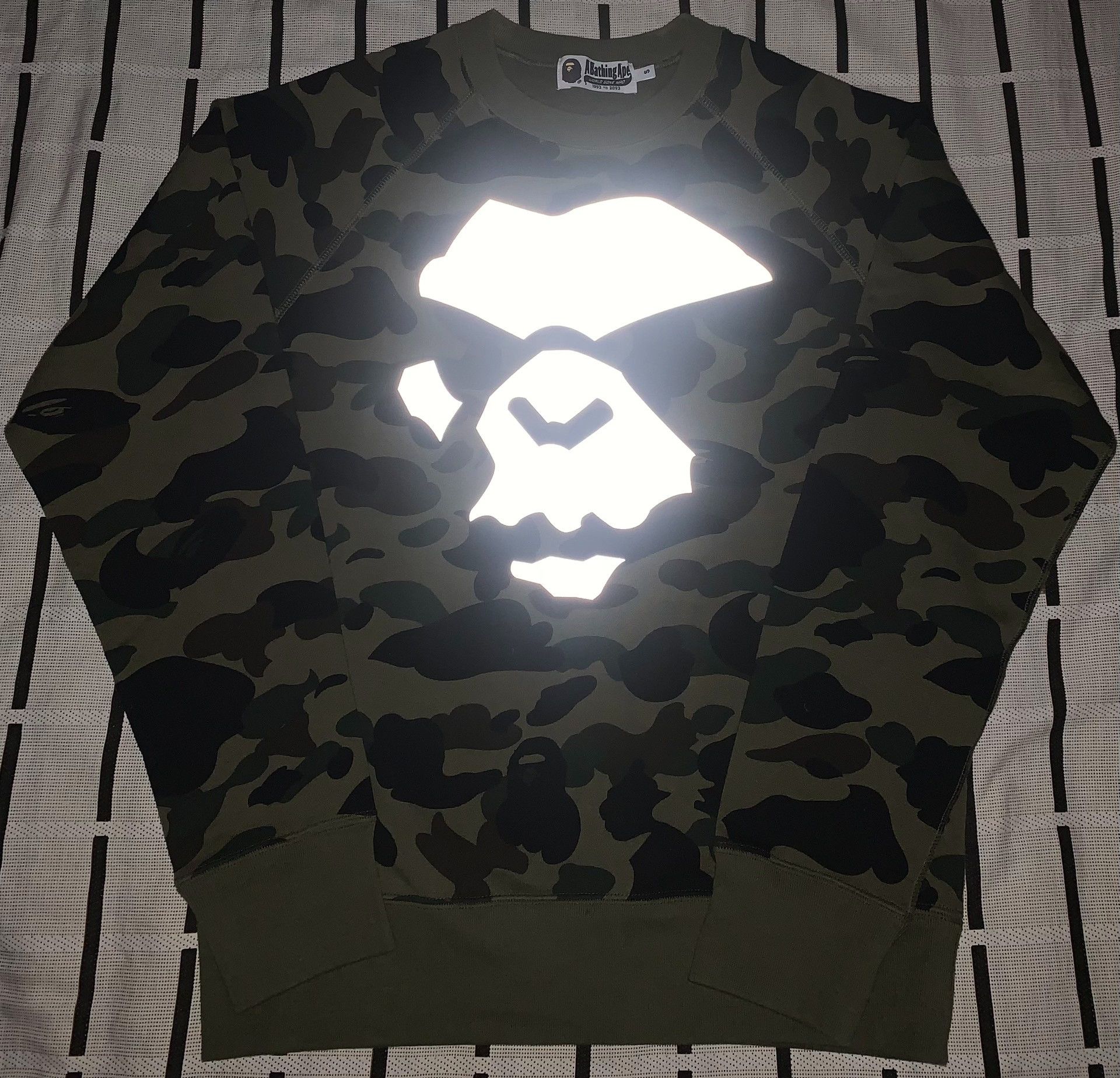 Bape Bape Camo Reflective Green Hoodie S Men Size US S / EU 44-46 / 1 - 2 Thumbnail