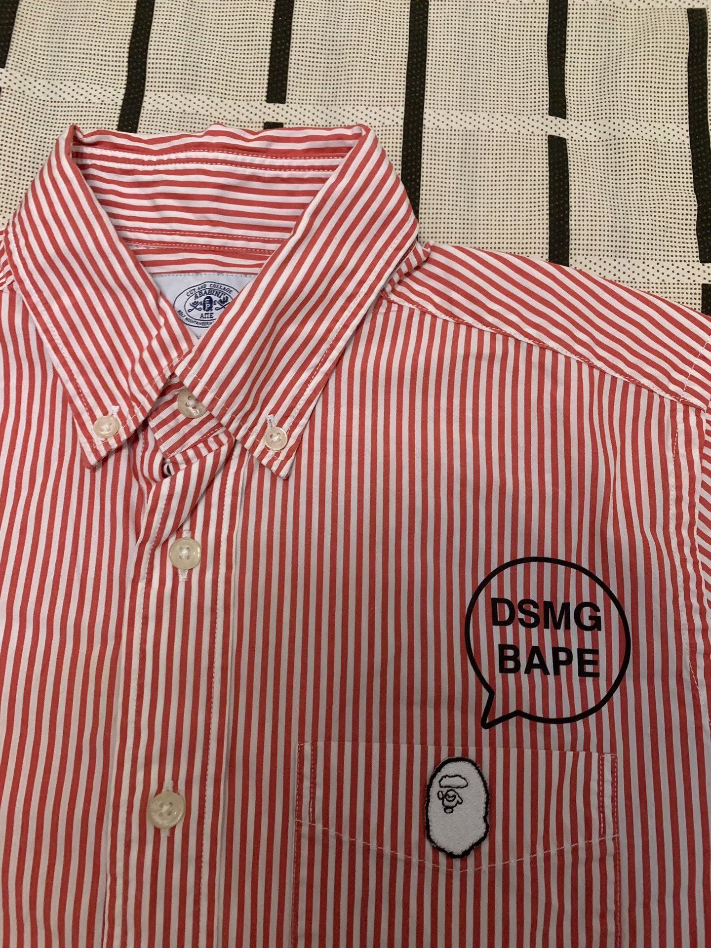 Bape Bape Collab Ape Head Pink Shirt S Men Size US S / EU 44-46 / 1 - 3 Thumbnail