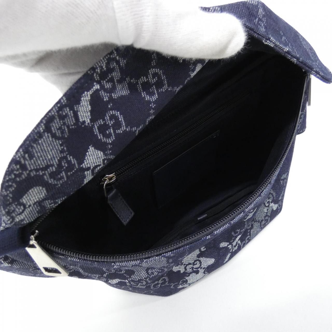 Gucci Gucci Gucci GG Denim Waist Bag Textile Belt Bag 851706 DUTY FREE for USA Size ONE SIZE - 6 Thumbnail