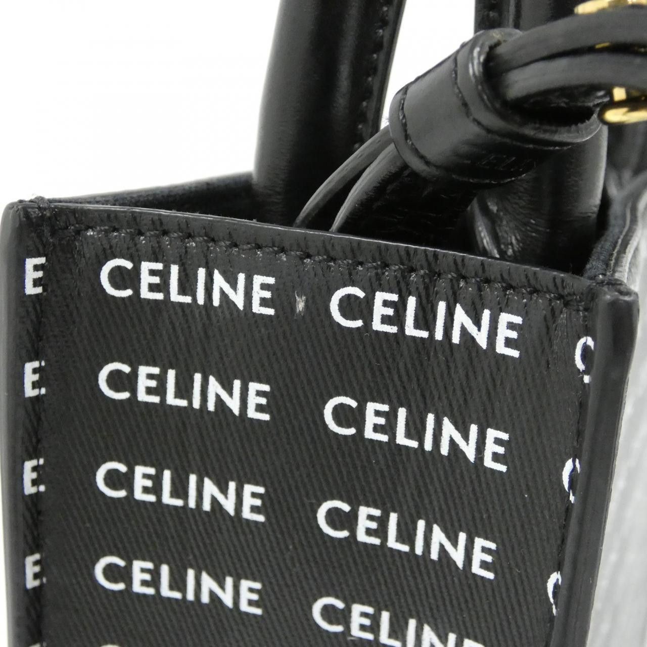 Celine Celine Celine Mini Vertical Cabas Leather Bag Leather Crossbody Bag 194372DT2 DUTY FREE for USA Size ONE SIZE - 5 Thumbnail