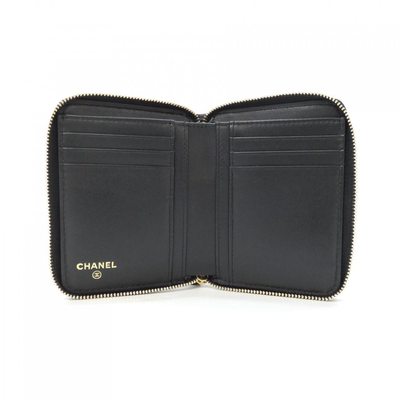 Chanel Chanel Chanel Caviar Skin Wallet Leather Short Wallet AP5082 DUTY FREE for USA Size ONE SIZE - 7 Thumbnail