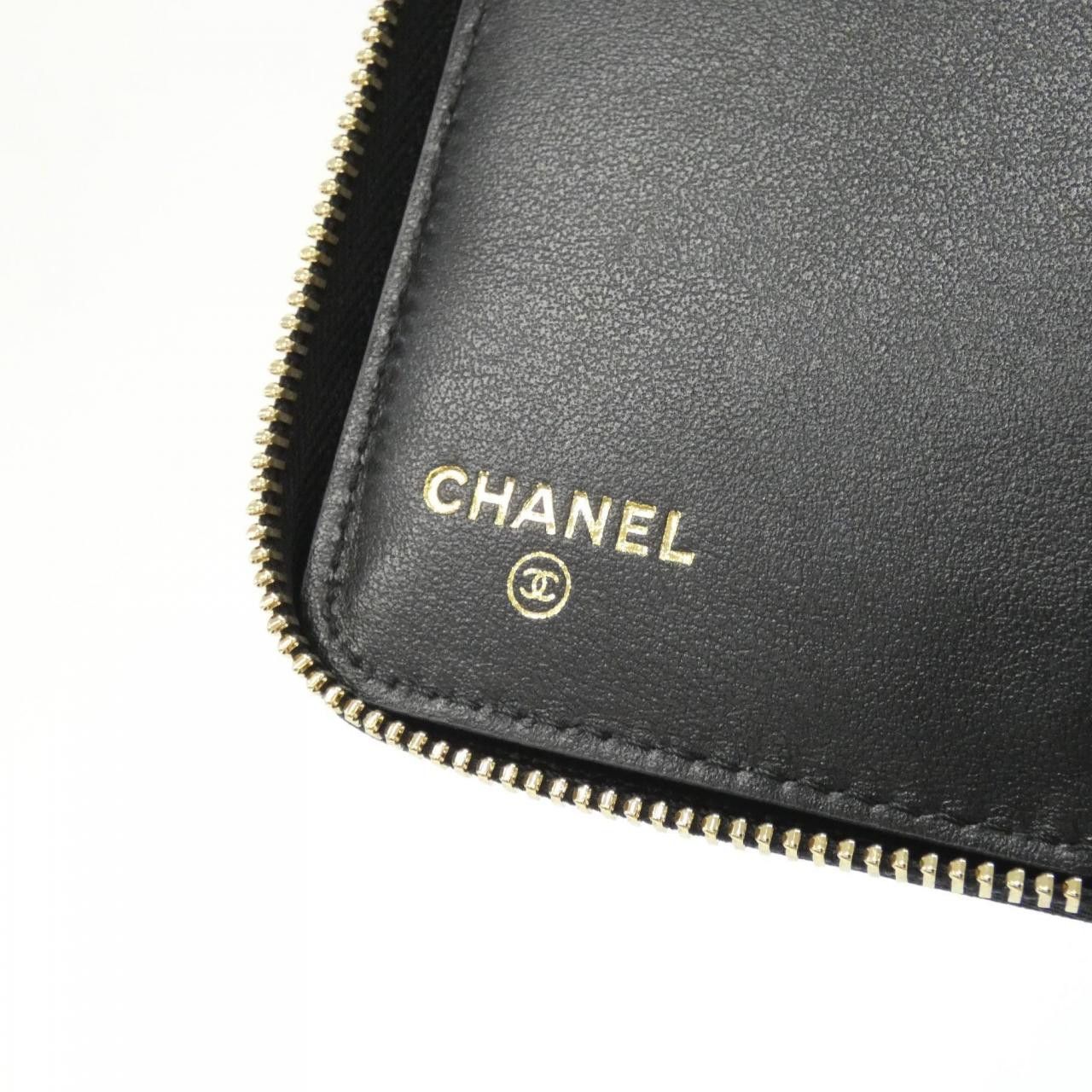 Chanel Chanel Chanel Caviar Skin Wallet Leather Short Wallet AP5082 DUTY FREE for USA Size ONE SIZE - 8 Thumbnail