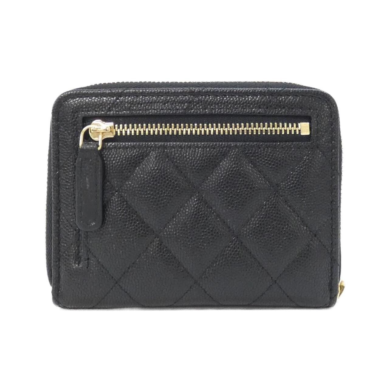 Chanel Chanel Chanel Caviar Skin Wallet Leather Short Wallet AP5082 DUTY FREE for USA Size ONE SIZE - 2 Thumbnail