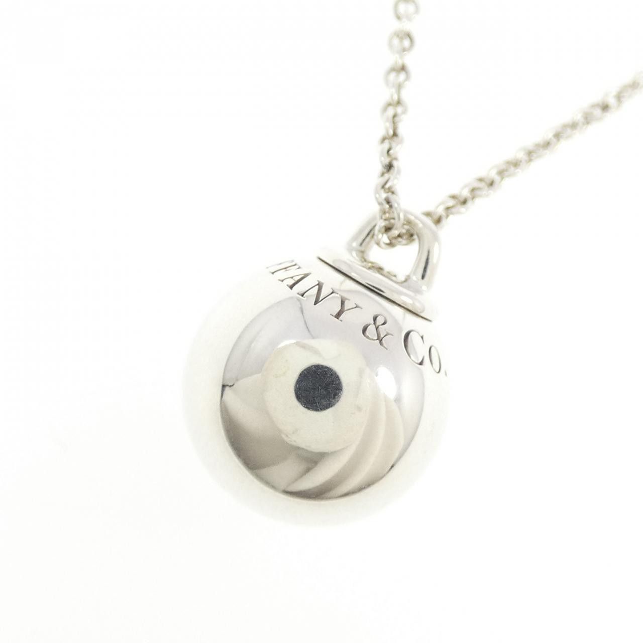Tiffany & Co. Tiffany & Co. Tiffany Sterling Silver Ball Necklace Precious Metal Necklace 60014284 DUTY FREE for USA Size ONE SIZE - 3 Thumbnail