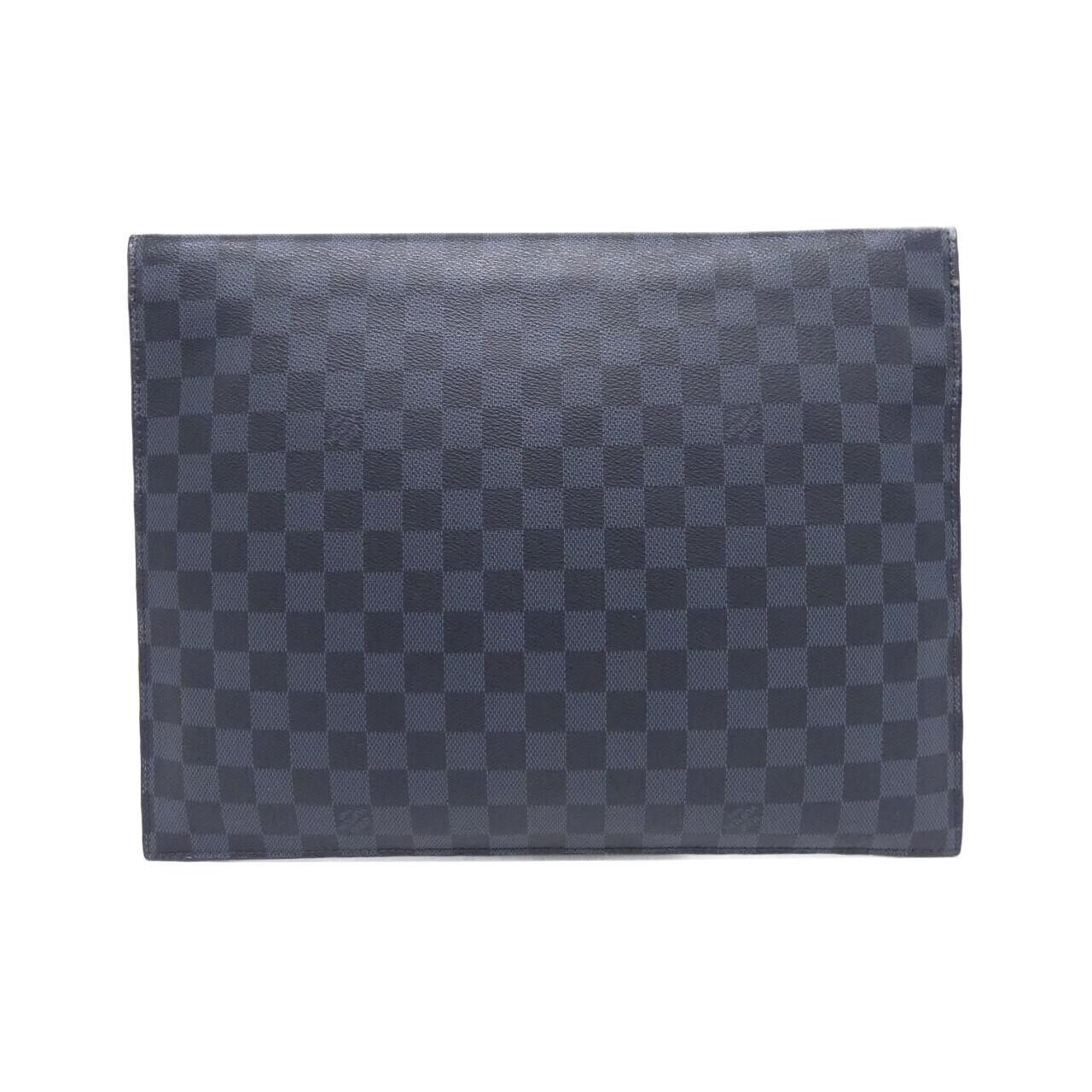 Louis Vuitton Louis Vuitton Louis Vuitton Damier Cobalt Portfolio Clutch Textile Clutch Bag N51101 DUTY FREE for USA Size ONE SIZE - 2 Thumbnail