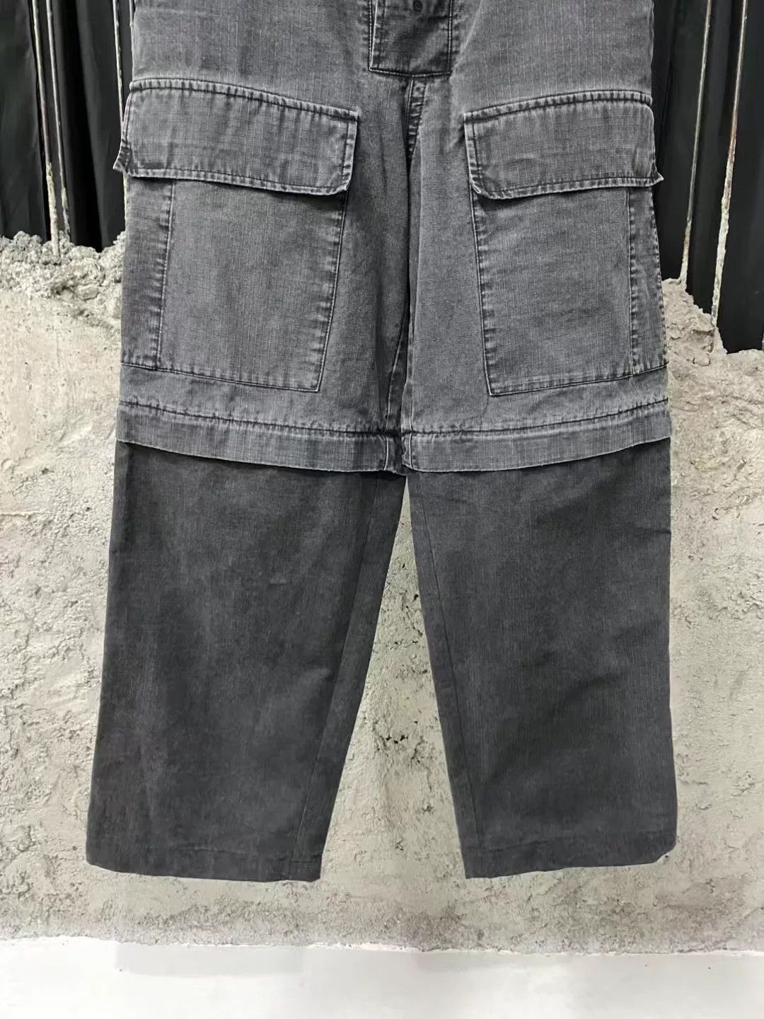 Acne Studios Acne Studios Black Denim Convertible Cargo Pants Size US 30 / EU 46 - 4 Thumbnail