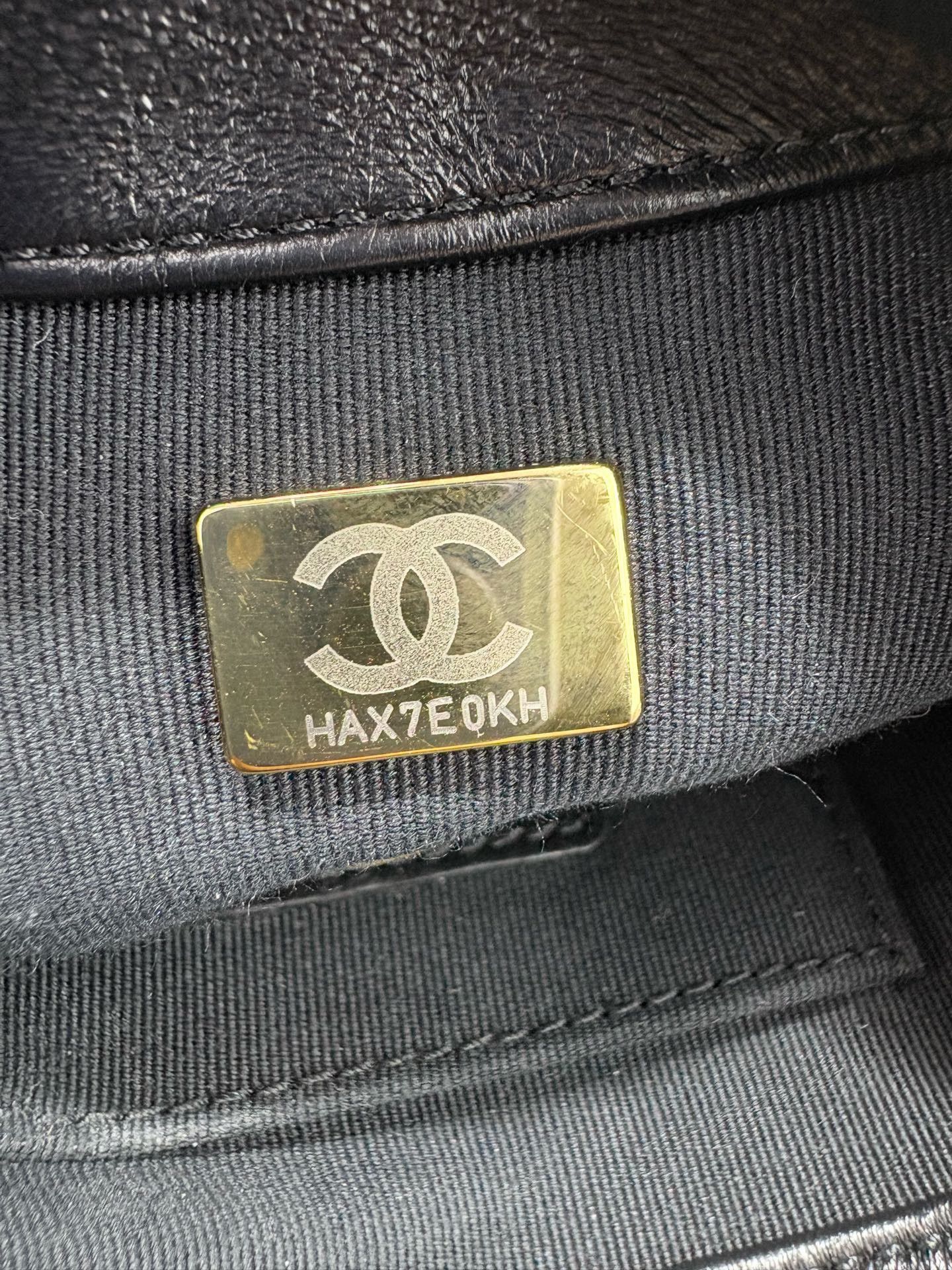 Chanel CHANEL 22S Lambskin Thick Chain Black Gold Mini Size ONE SIZE - 8 Thumbnail