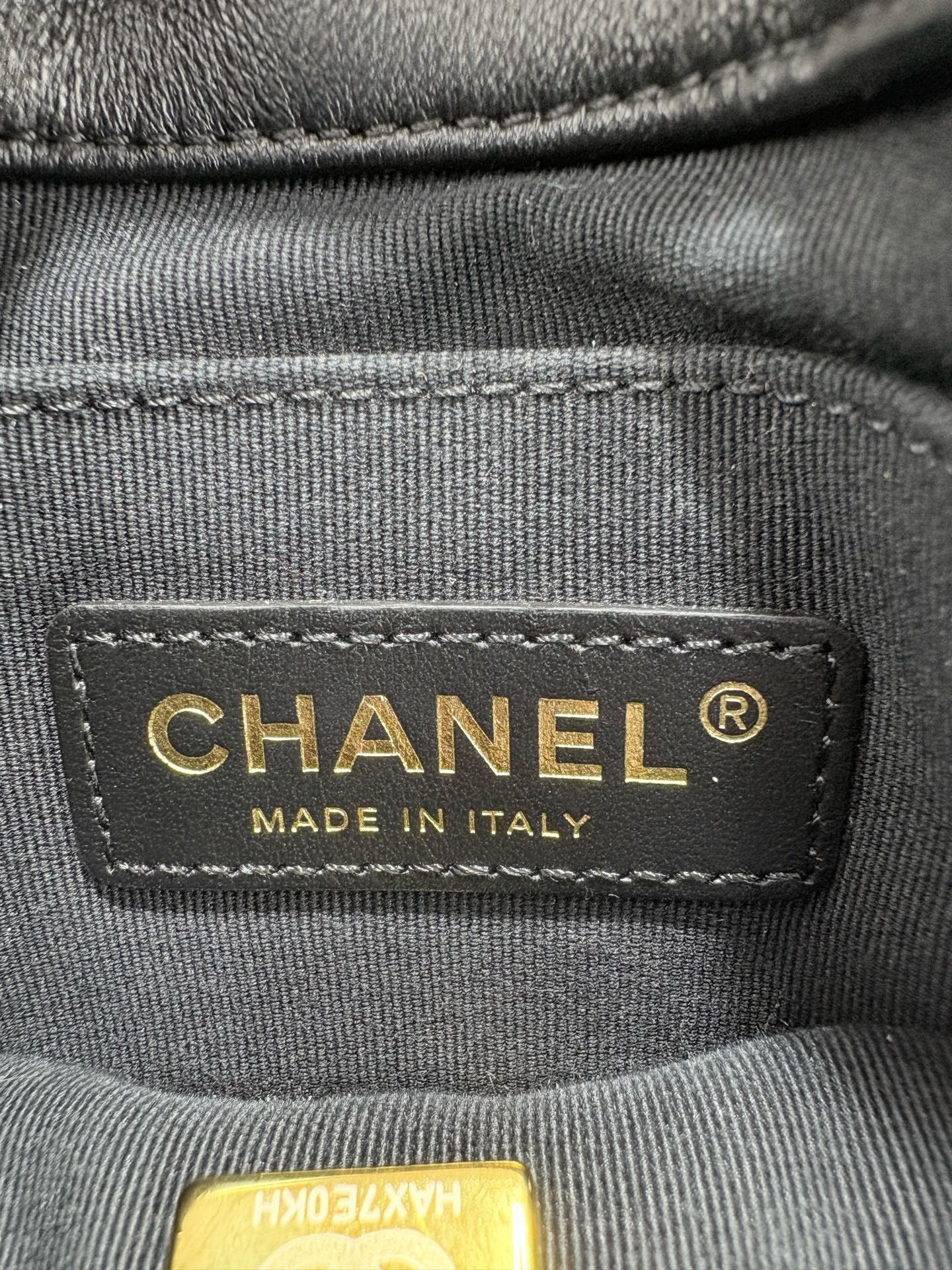 Chanel CHANEL 22S Lambskin Thick Chain Black Gold Mini Size ONE SIZE - 7 Thumbnail