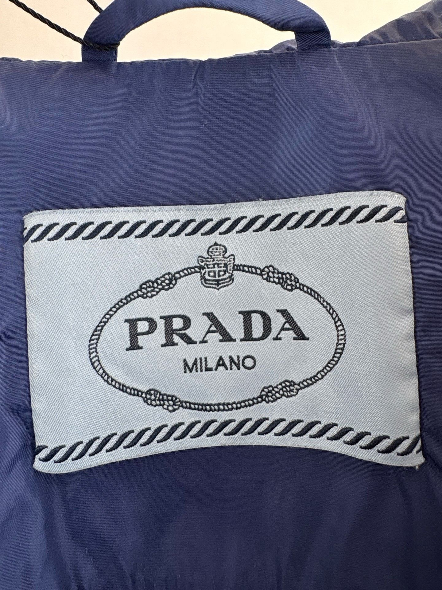 Prada Prada Triangle Logo Blue Nylon Jacket Size XS / US 0-2 / IT 36-38 - 4 Thumbnail