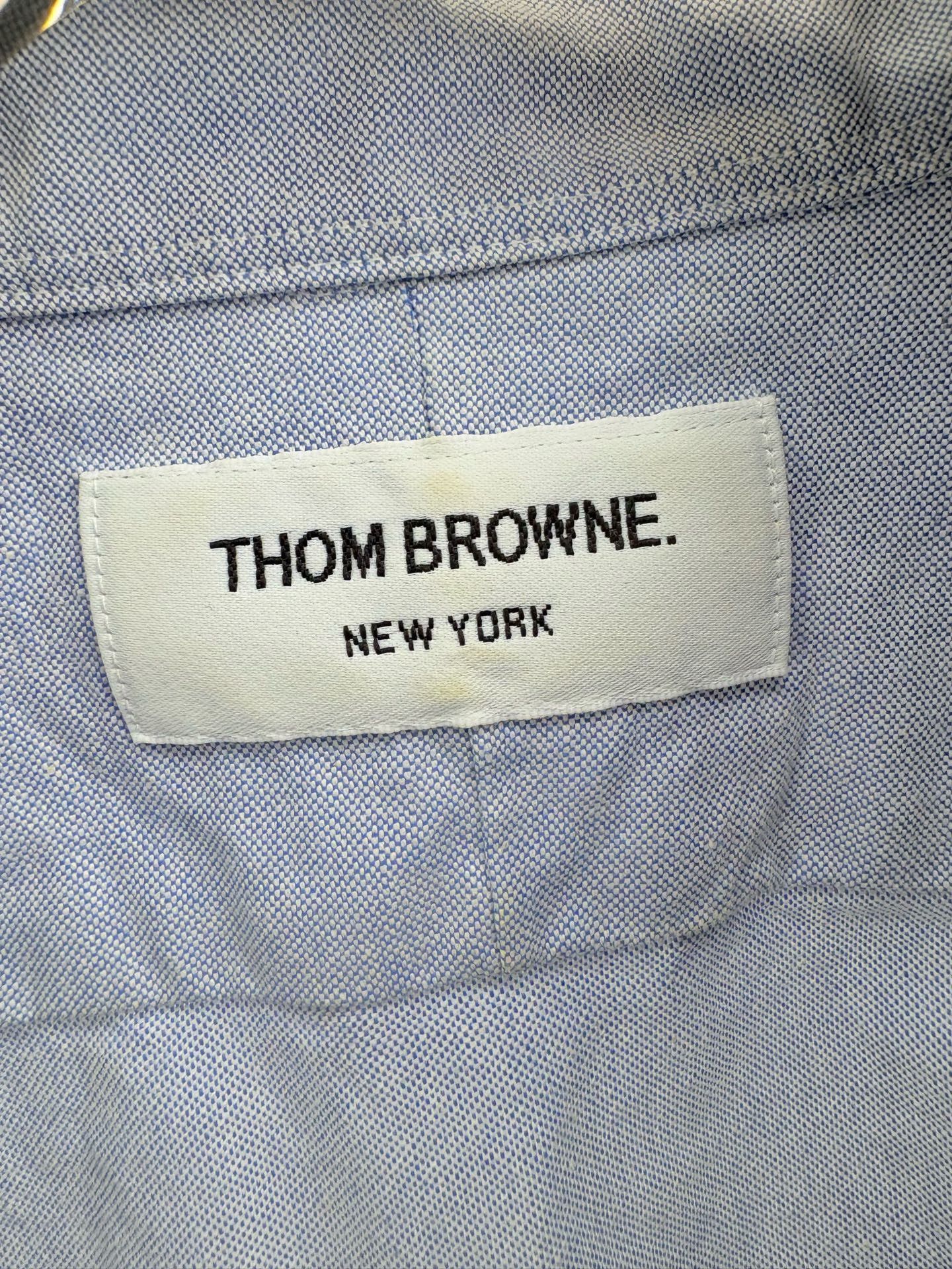 Thom Browne THOM BROWNE Striped Long Sleeve Shirt Size US XXL / EU 58 / 5 - 4 Thumbnail