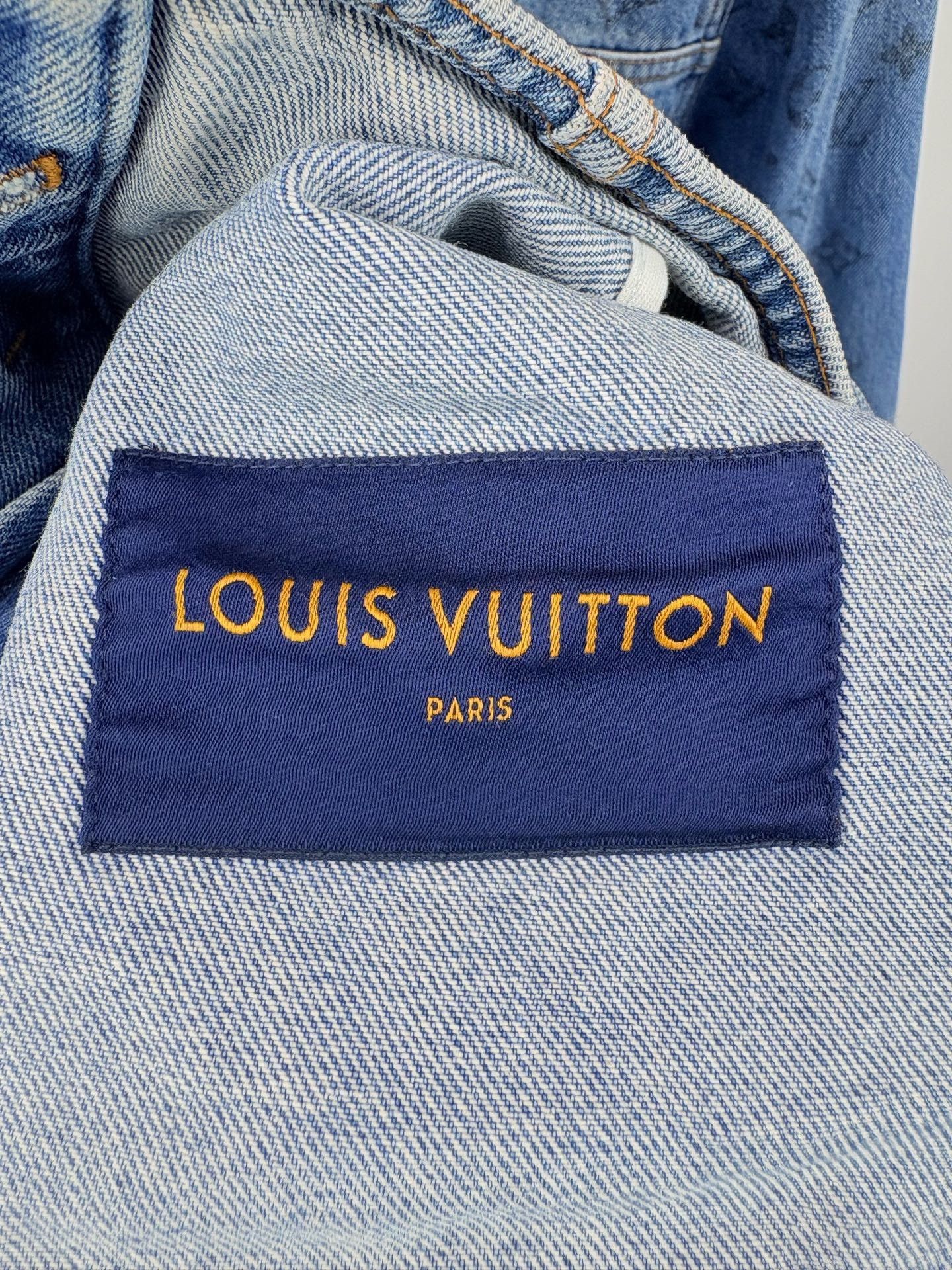 Louis Vuitton Louis Vuitton Gradient Monogram Denim Jacket Size US L / EU 52-54 / 3 - 3 Thumbnail