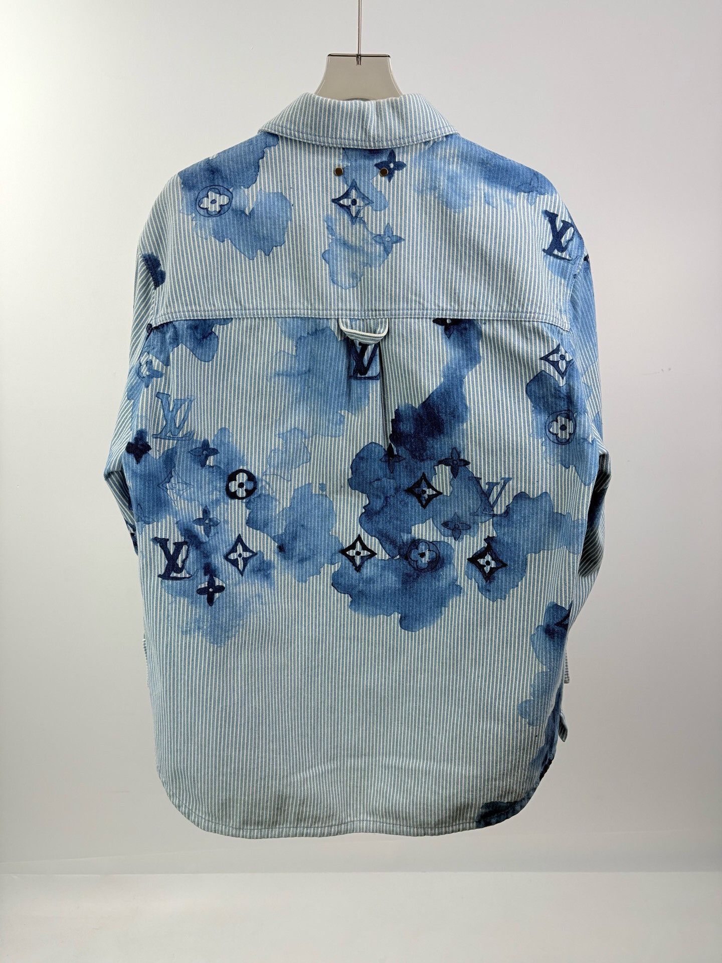 Louis Vuitton Louis Vuitton Ink Rendering Denim Shirt Jacket Size US M / EU 48-50 / 2 - 2 Thumbnail