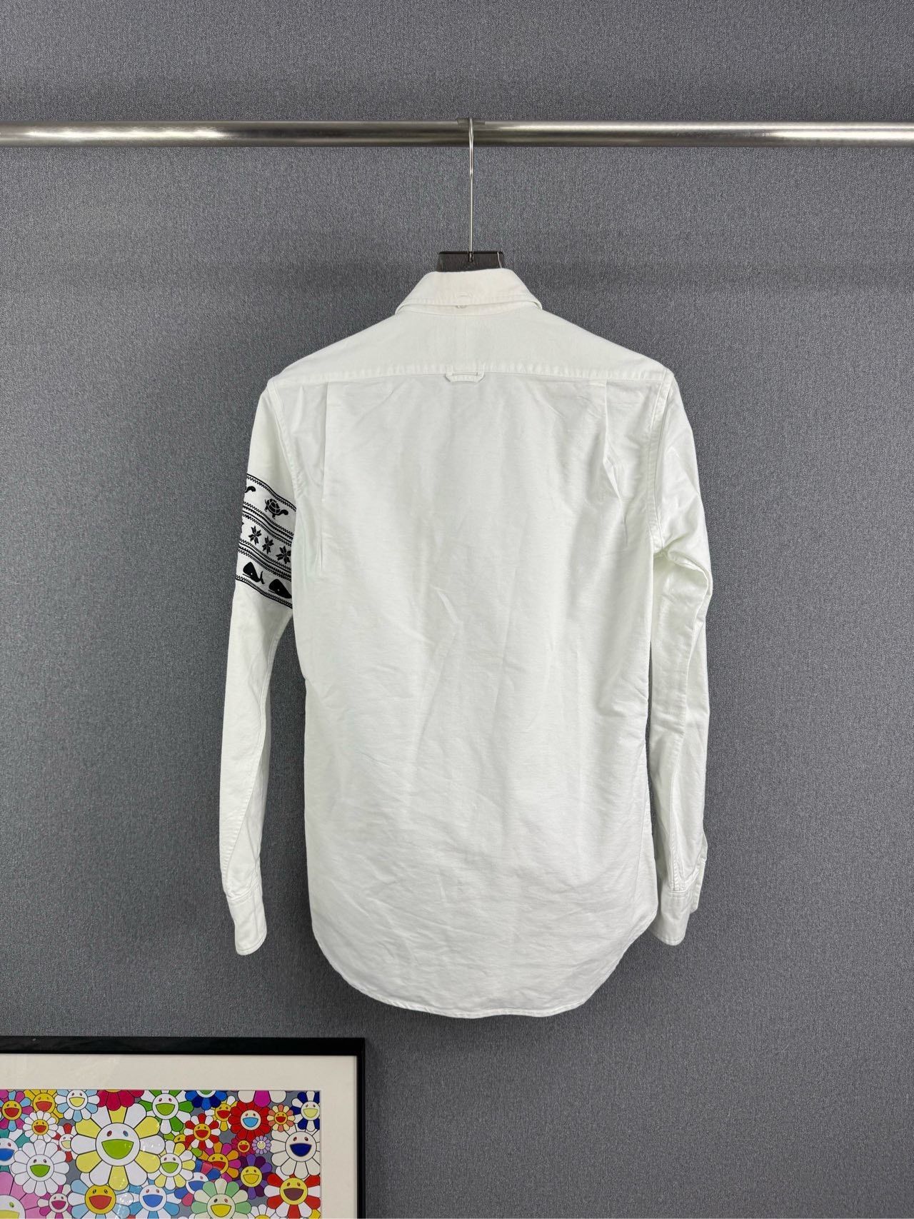 Thom Browne THOM BROWNE TB Whale Embroidery Shirt Size US M / EU 48-50 / 2 - 2 Thumbnail