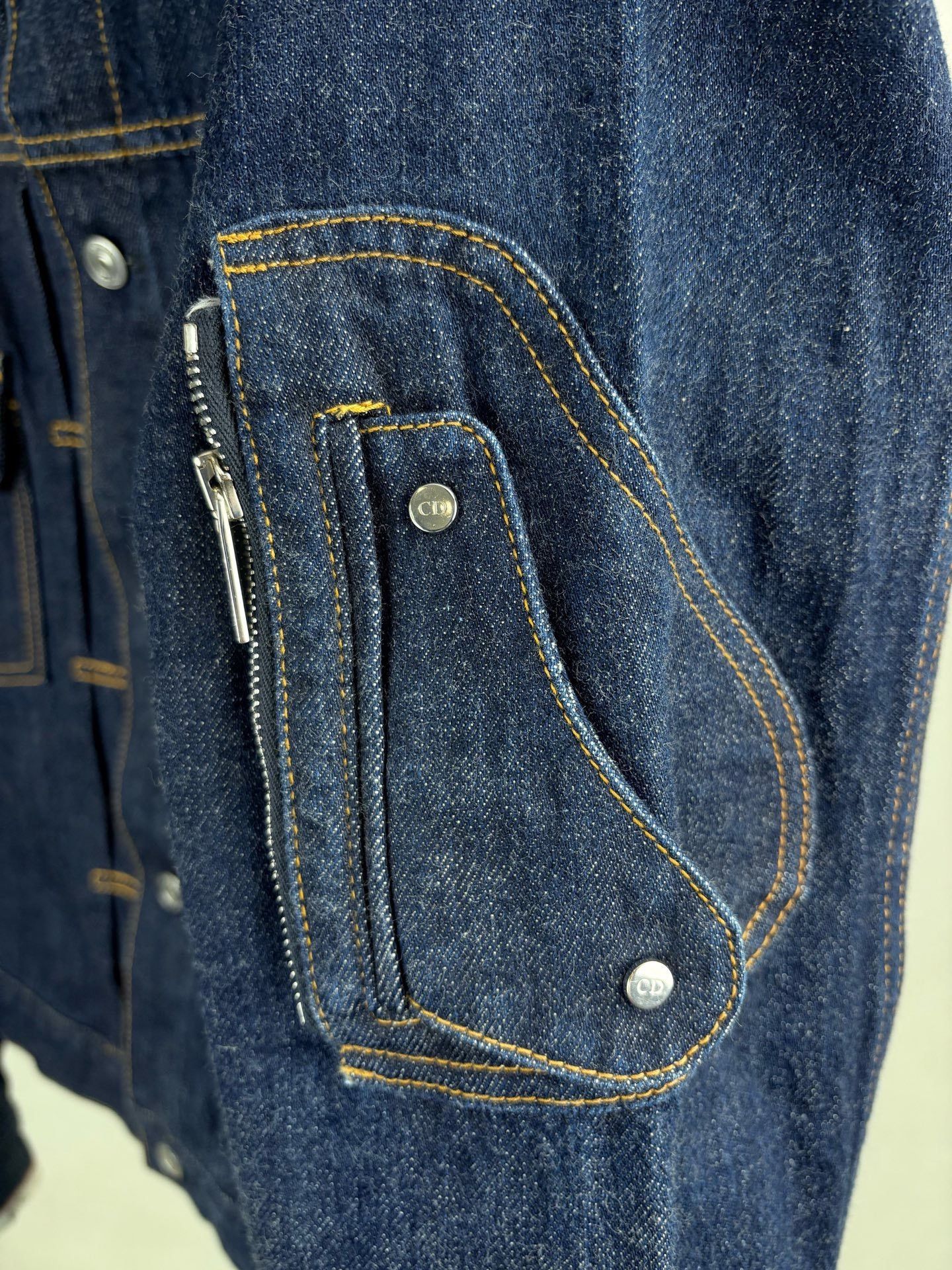 Dior Dior Saddle Pocket Denim Jacket Size US S / EU 44-46 / 1 - 3 Thumbnail