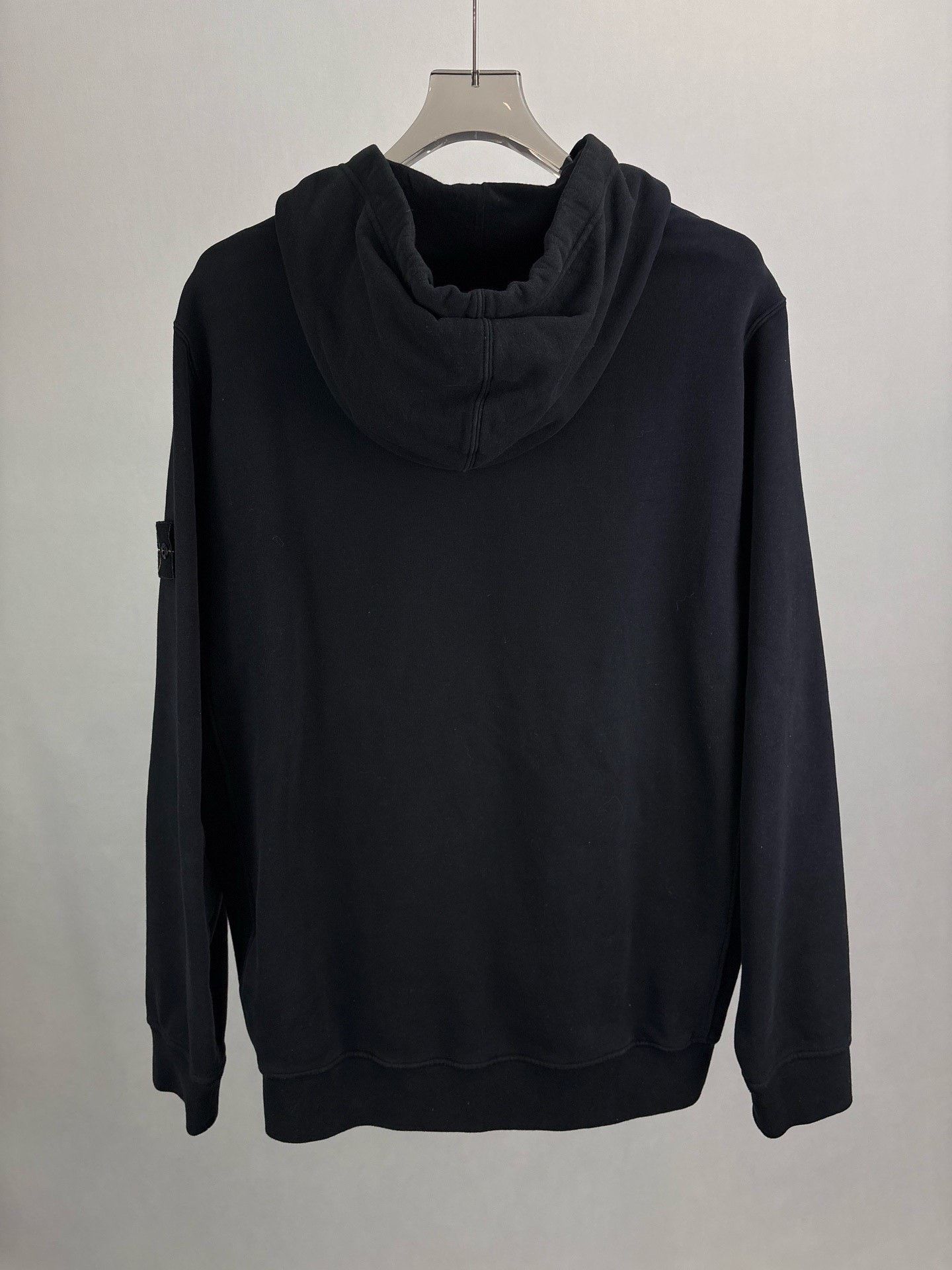 Stone Island Stone Island Black Zip Jacket with Badge Size US XL / EU 56 / 4 - 2 Thumbnail