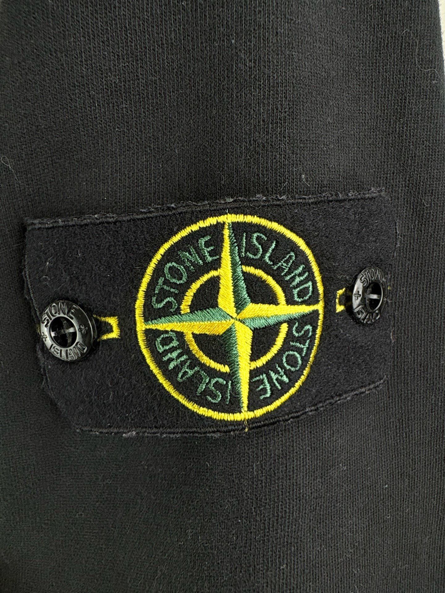 Stone Island Stone Island Black Zip Jacket with Badge Size US XL / EU 56 / 4 - 3 Thumbnail