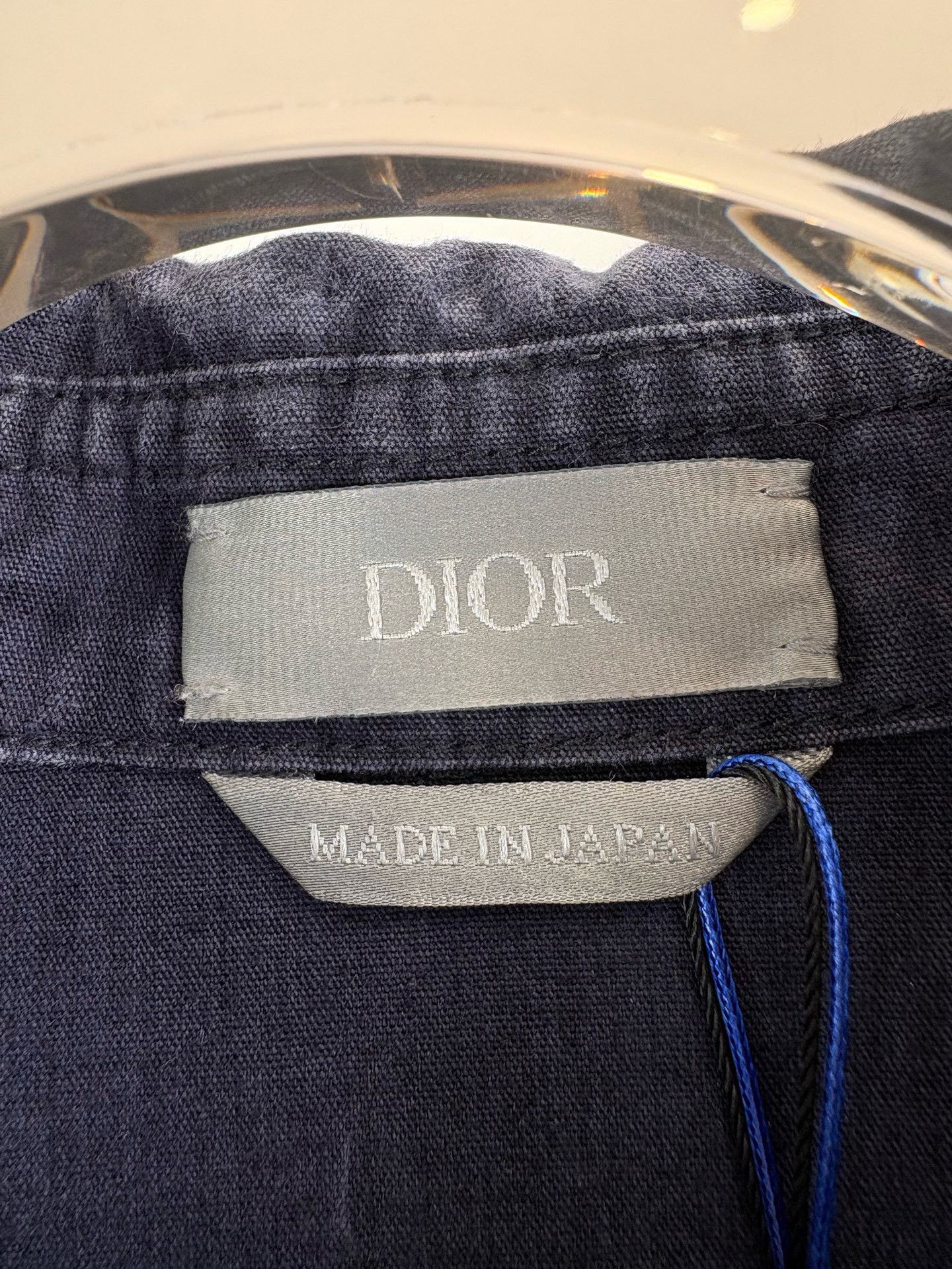 Dior DIOR Blue-Purple Monogram Denim Shirt Size US S / EU 44-46 / 1 - 4 Thumbnail