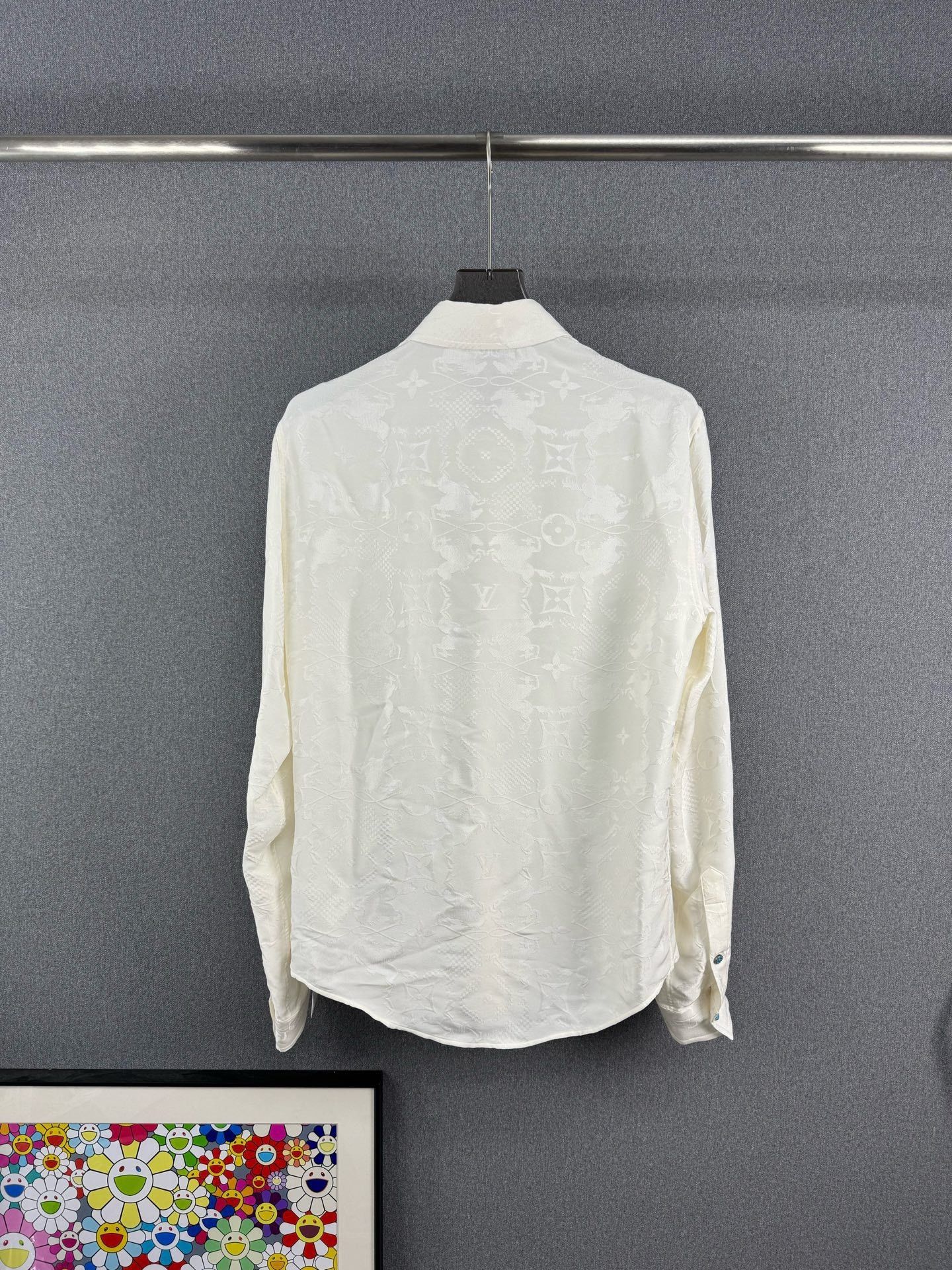 Louis Vuitton Louis Vuitton Turquoise Silk Long-Sleeve Shirt Size US S / EU 44-46 / 1 - 2 Thumbnail