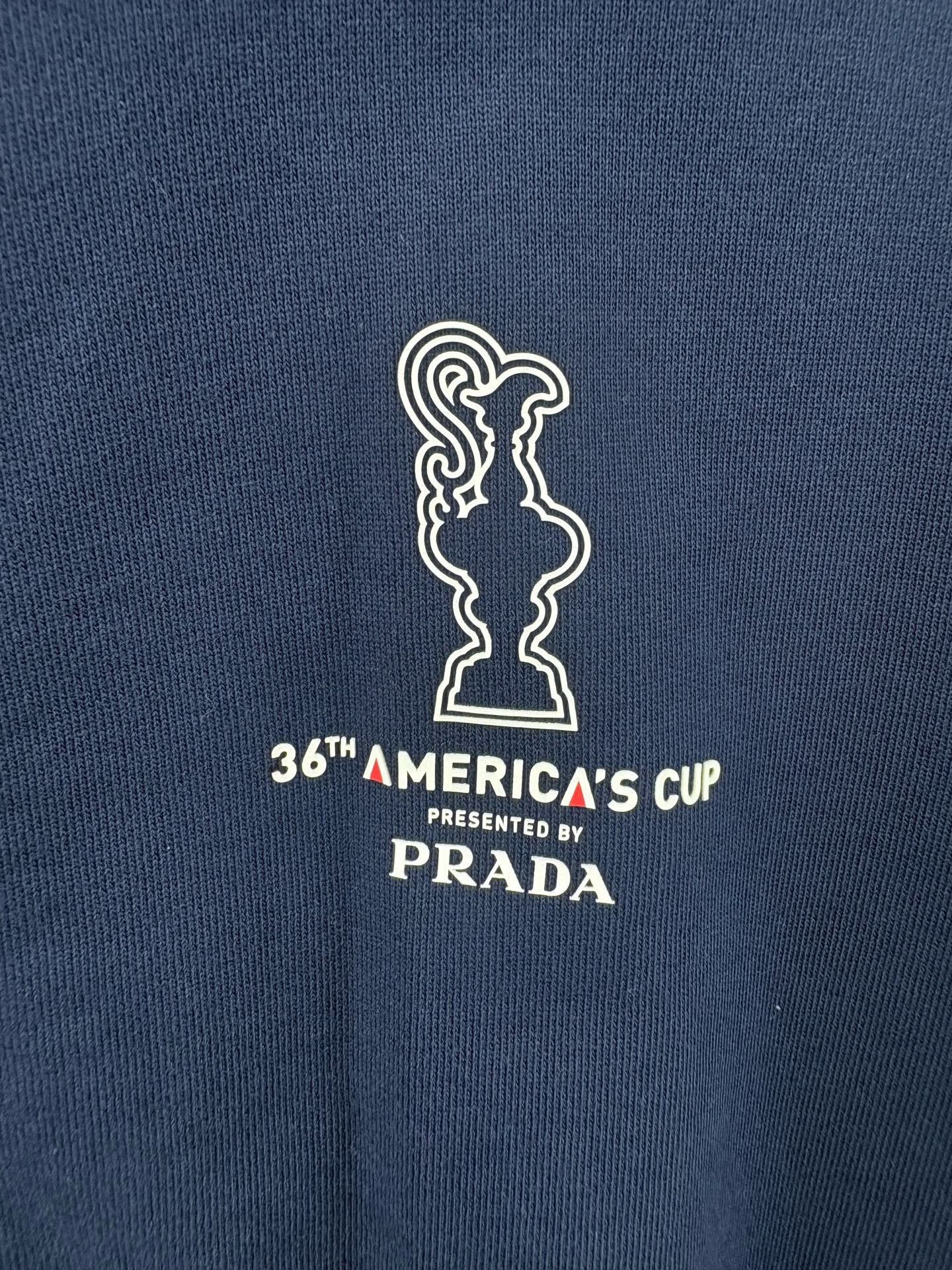 Prada PRADA America's Cup Collaboration Logo Jacket Size US XL / EU 56 / 4 - 3 Thumbnail