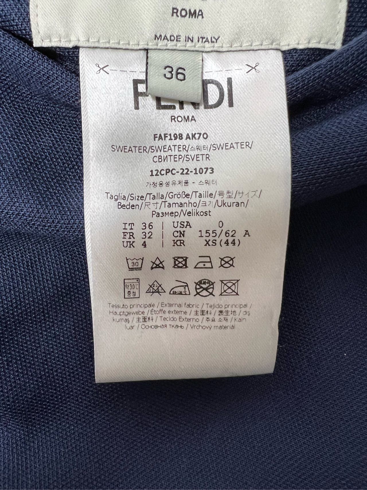 Fendi FENDI Monogram Full Logo Reversible Jacket Size XS / US 0-2 / IT 36-38 - 6 Thumbnail