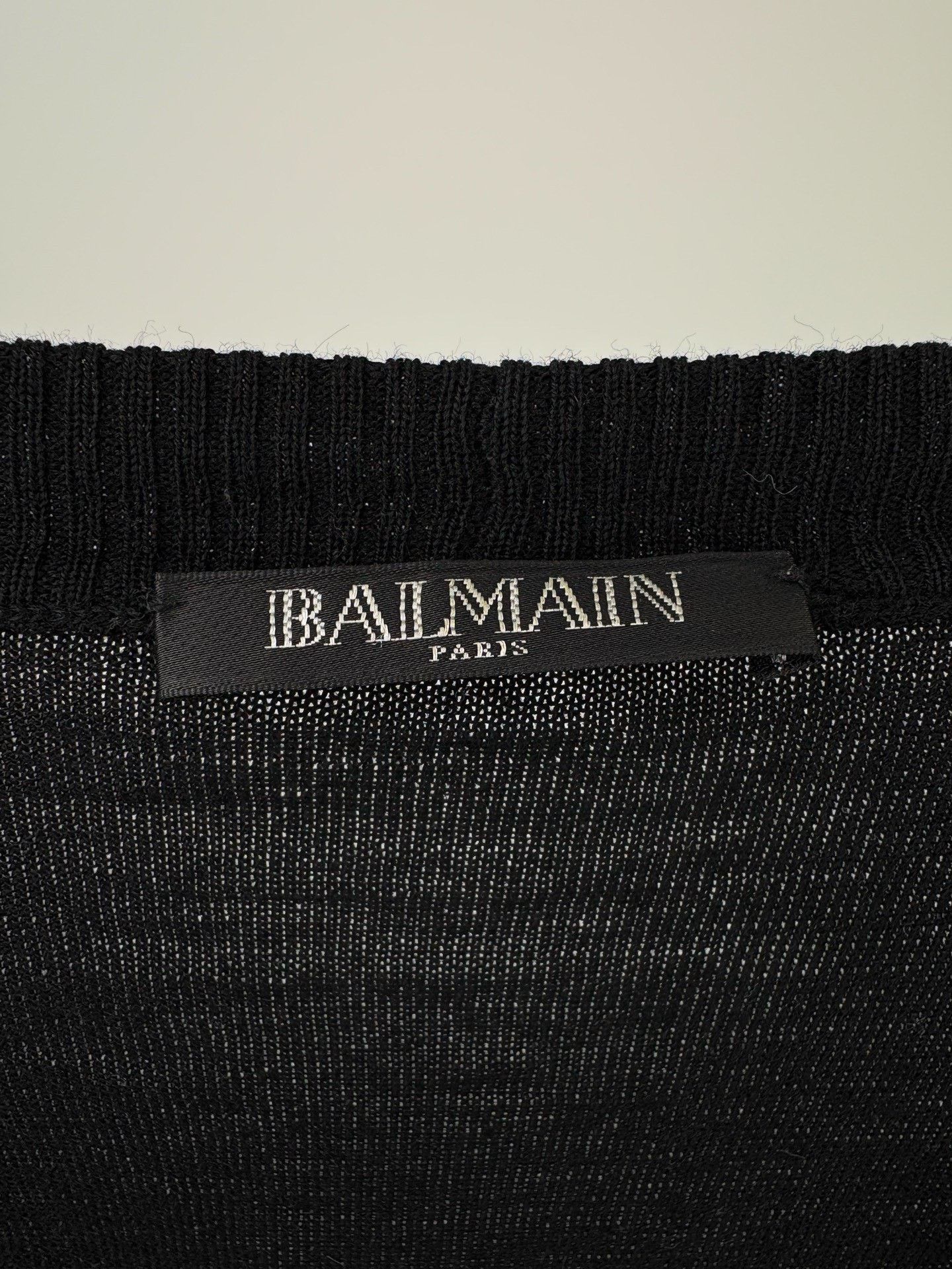 Balmain BALMAIN Striped Knit Cardigan Size US M / EU 48-50 / 2 - 3 Thumbnail