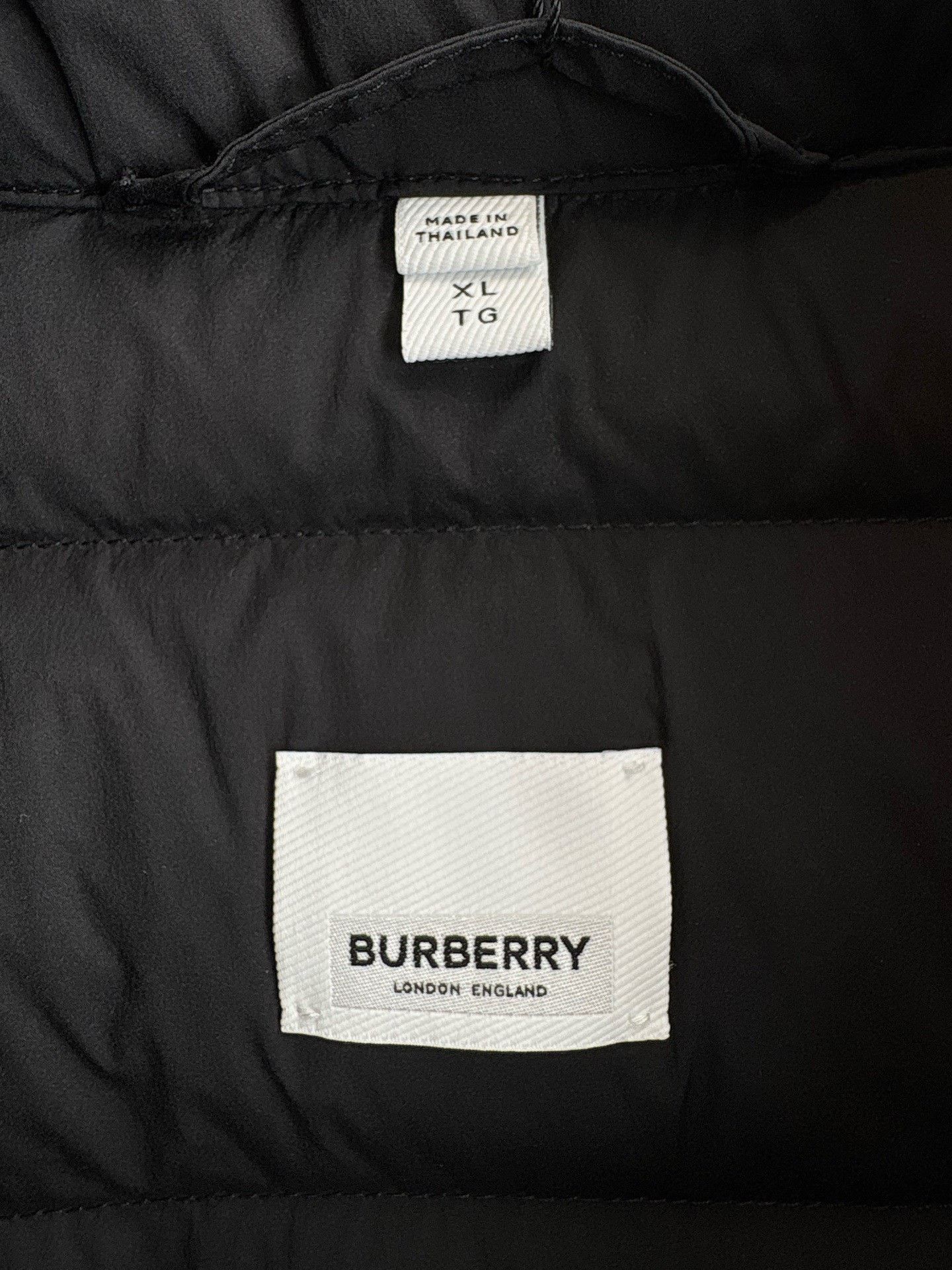Burberry Burberry Black Down Jacket XL Size US XL / EU 56 / 4 - 4 Thumbnail